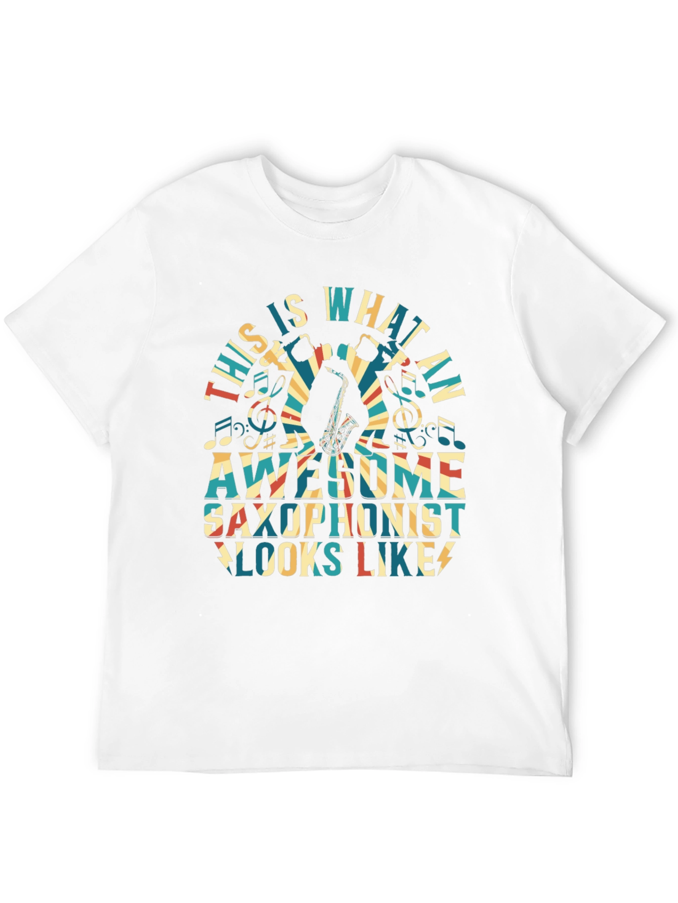 Awesome Saxophonist Graphic T-Shirt - Music Lover Tee