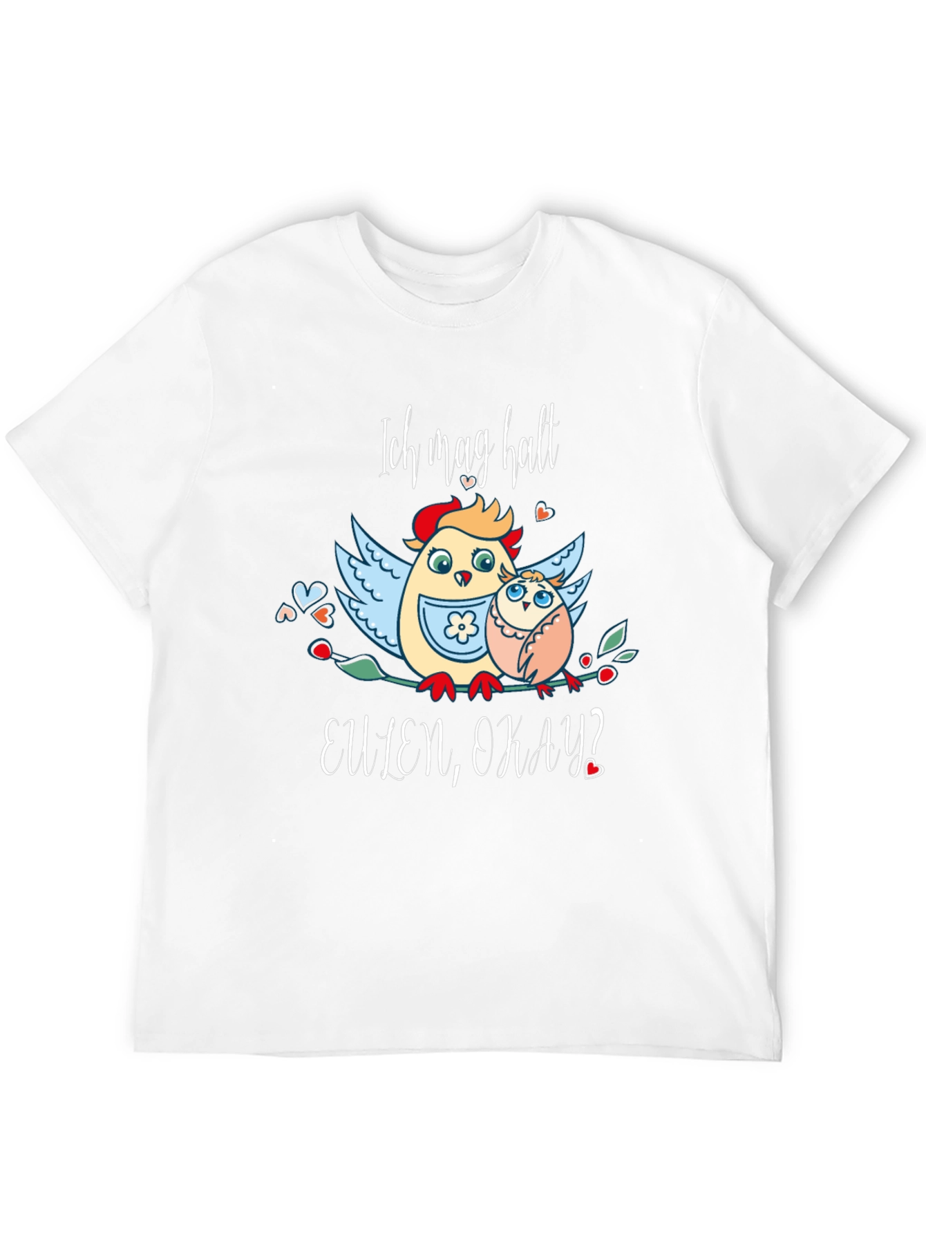 Ich Mag Halt Eulen Okay? Funny Owl T-Shirt