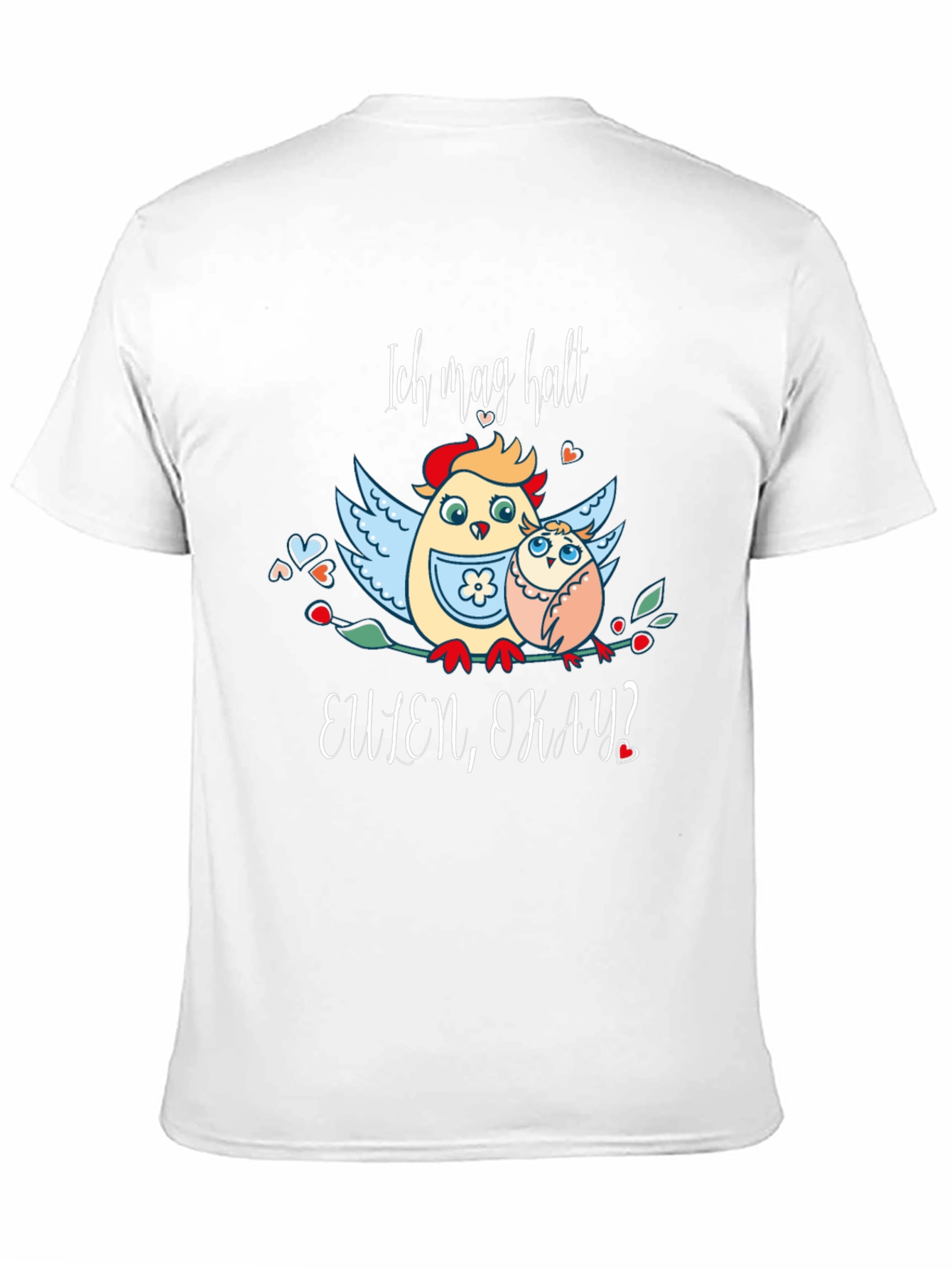 Ich Mag Halt Eulen Okay? Funny Owl T-Shirt