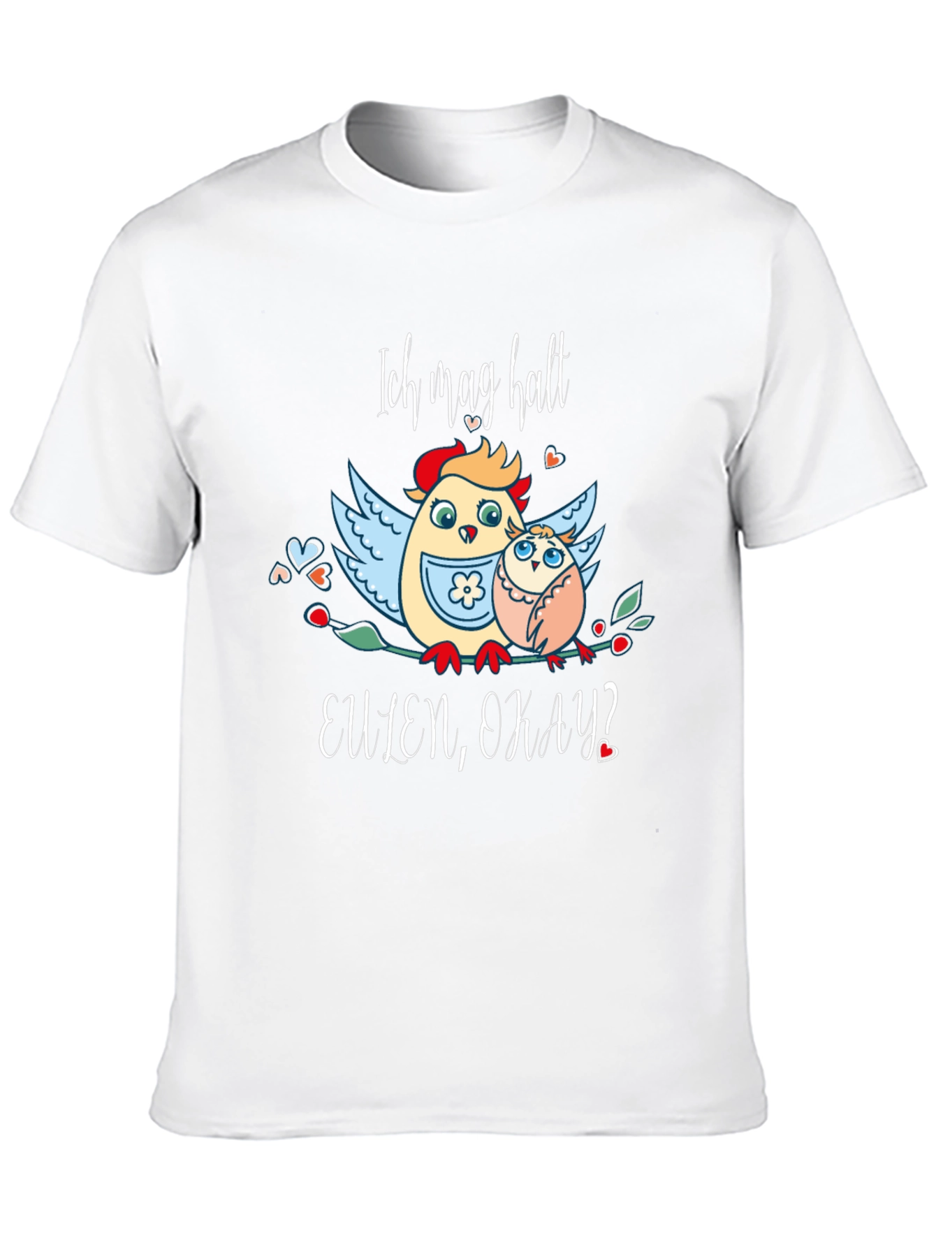 Ich Mag Halt Eulen Okay? Funny Owl T-Shirt