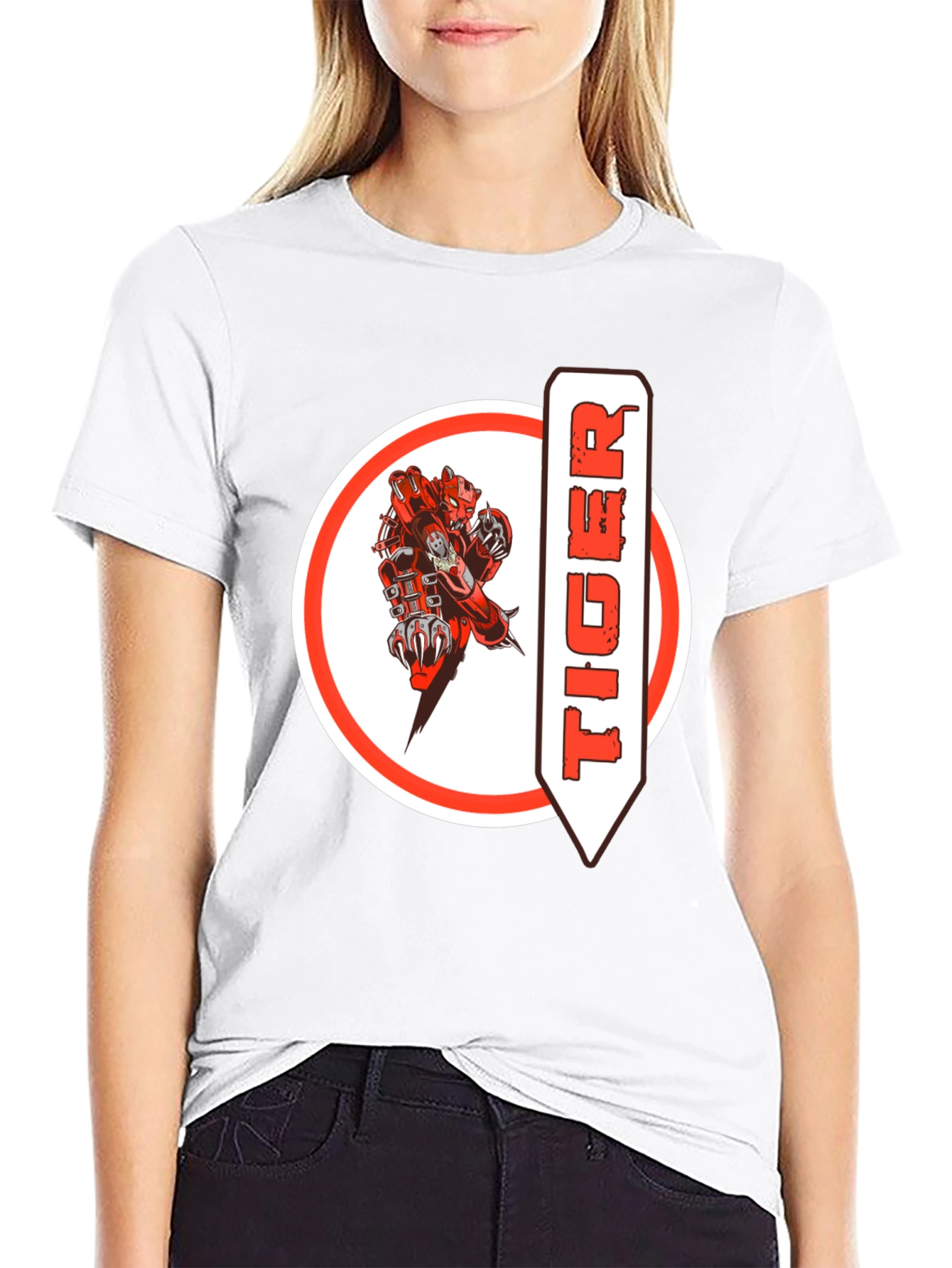 Tiger Graphic Black T-Shirt - Unique Design