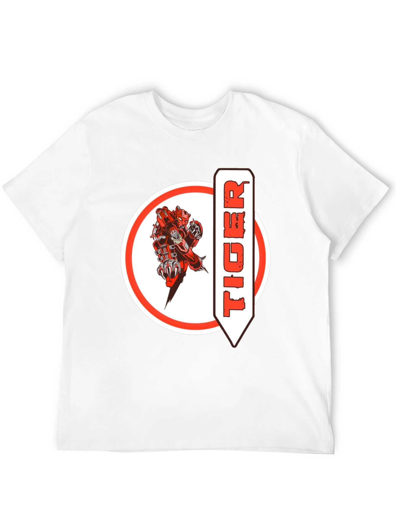 Tiger Graphic Black T-Shirt - Unique Design