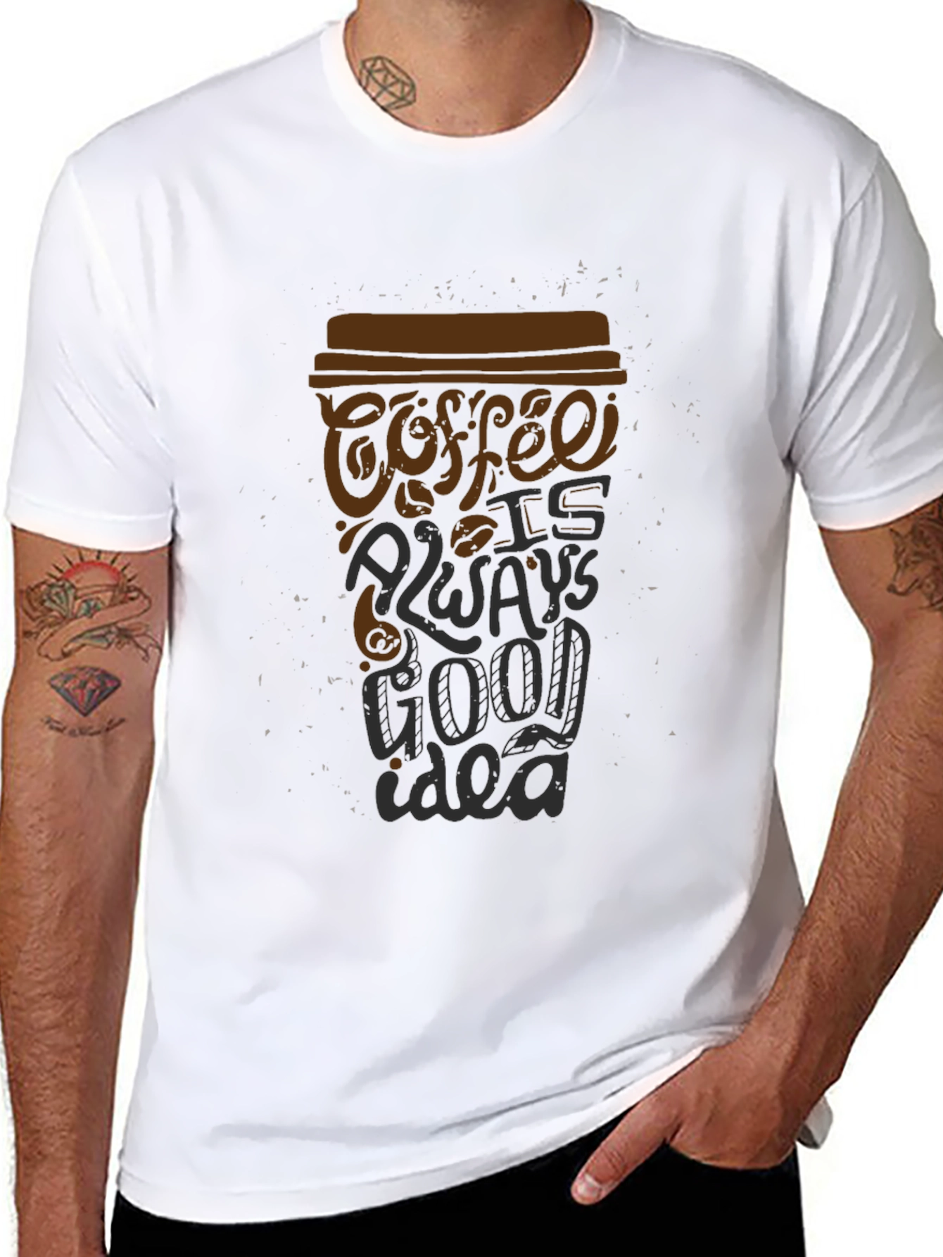 Coffee is Always Good Idea Graphic T-Shirt