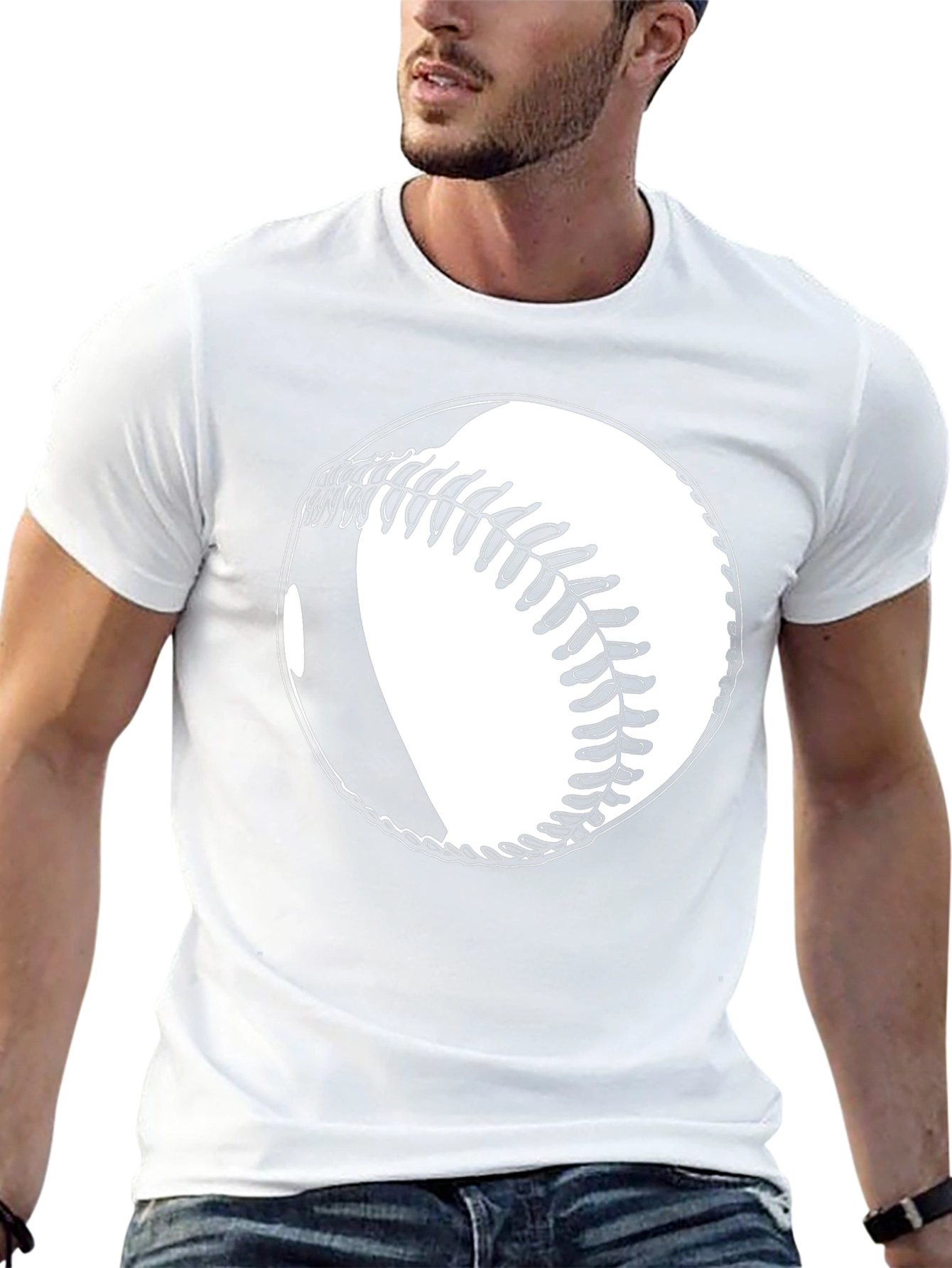Baseball Graphic T-Shirt - Classic Black Tee