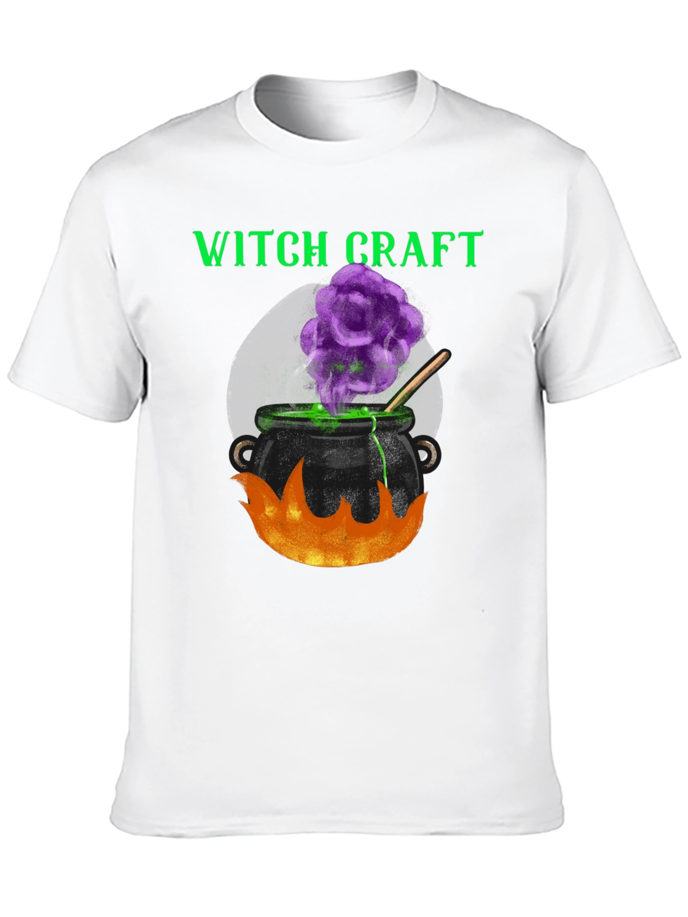 Witchcraft Cauldron Graphic Tee - Halloween Apparel