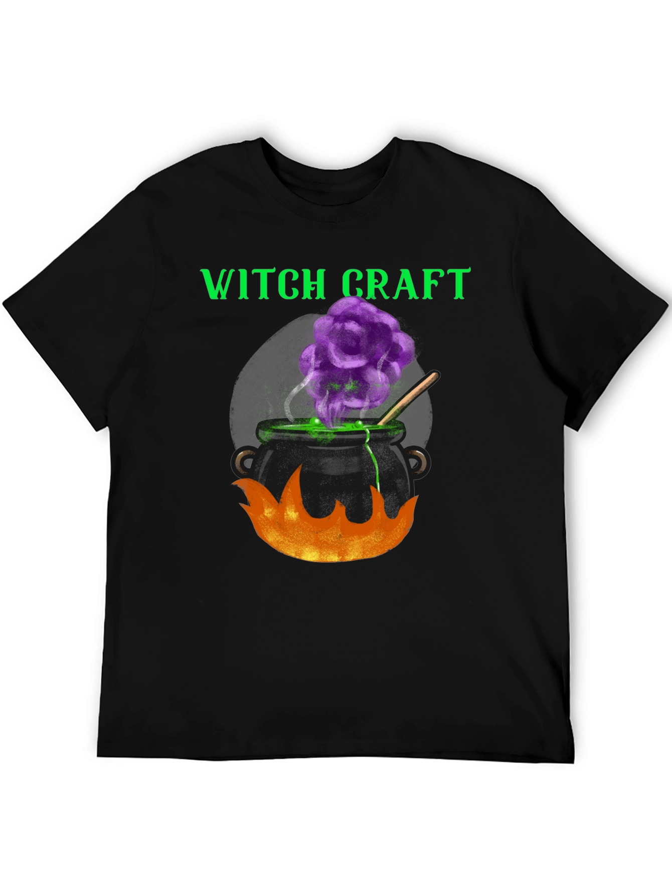 Witchcraft Cauldron Graphic Tee - Halloween Apparel