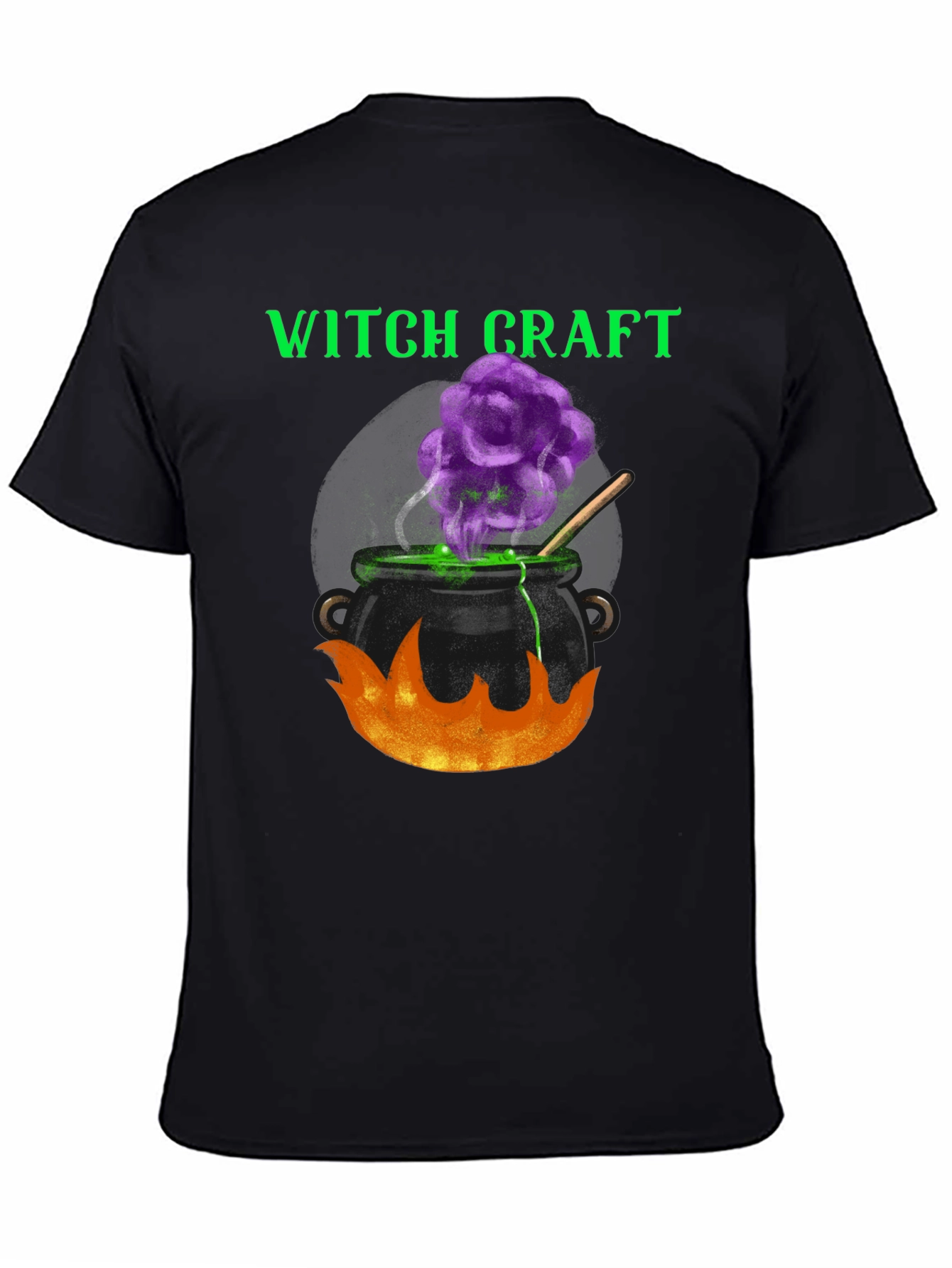 Witchcraft Cauldron Graphic Tee - Halloween Apparel