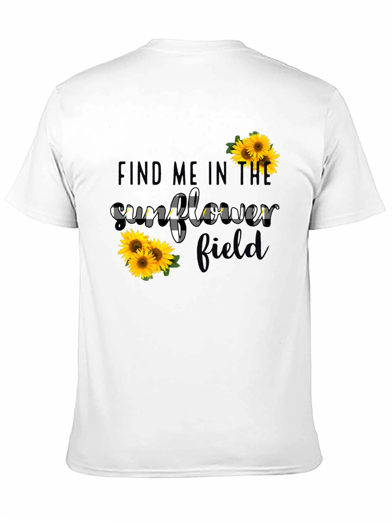 Sunflower Field Graphic Tee