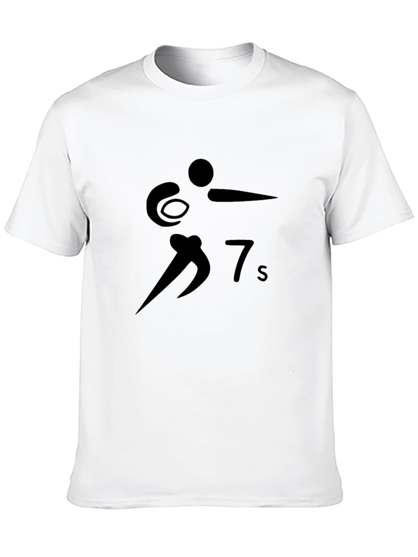 Rugby Sevens Black T-Shirt