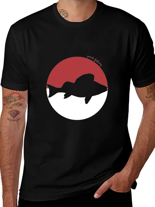 Perch Fishing Graphic Tee - Stylish Anglers Apparel