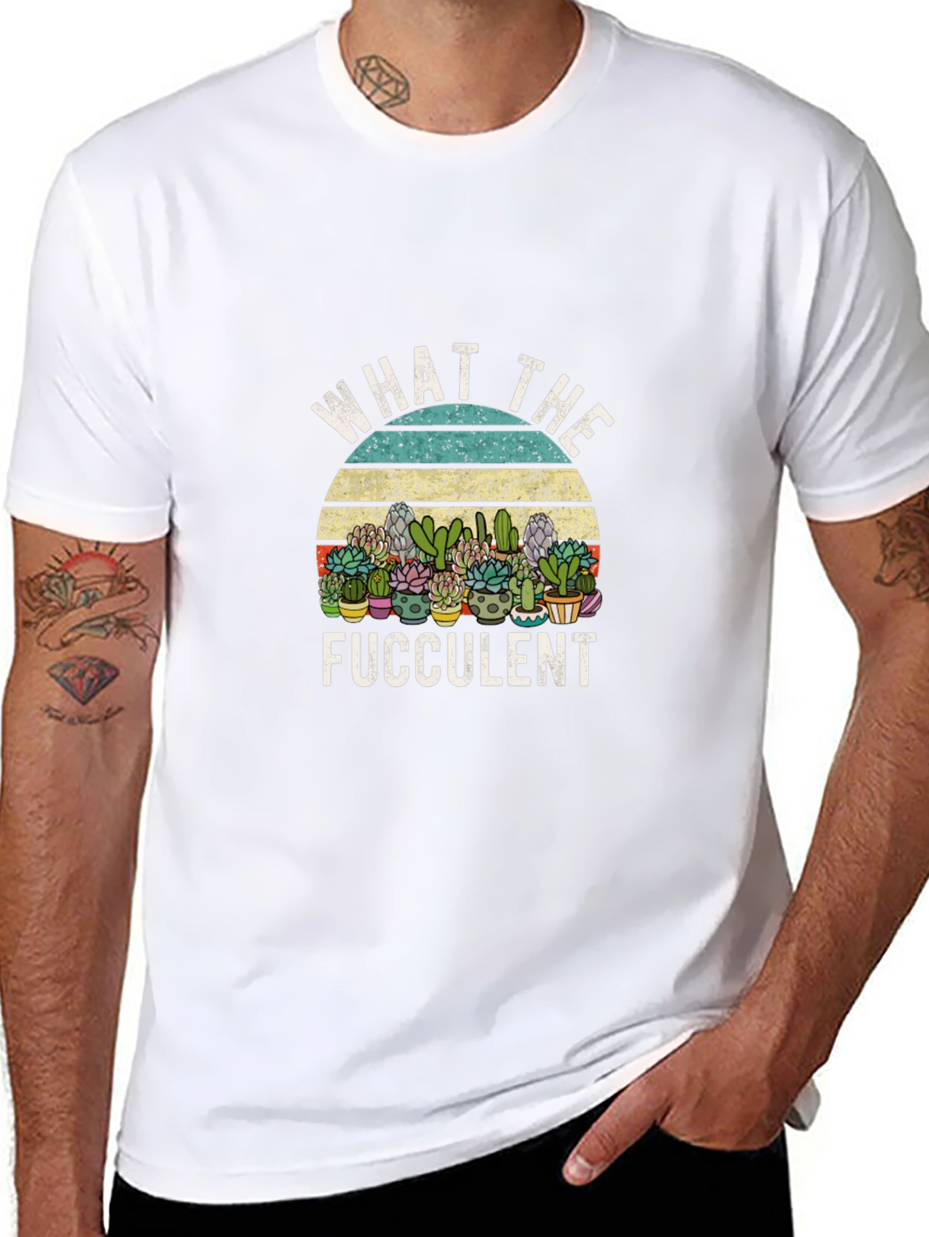 Funny What The Fucculent Graphic Tee