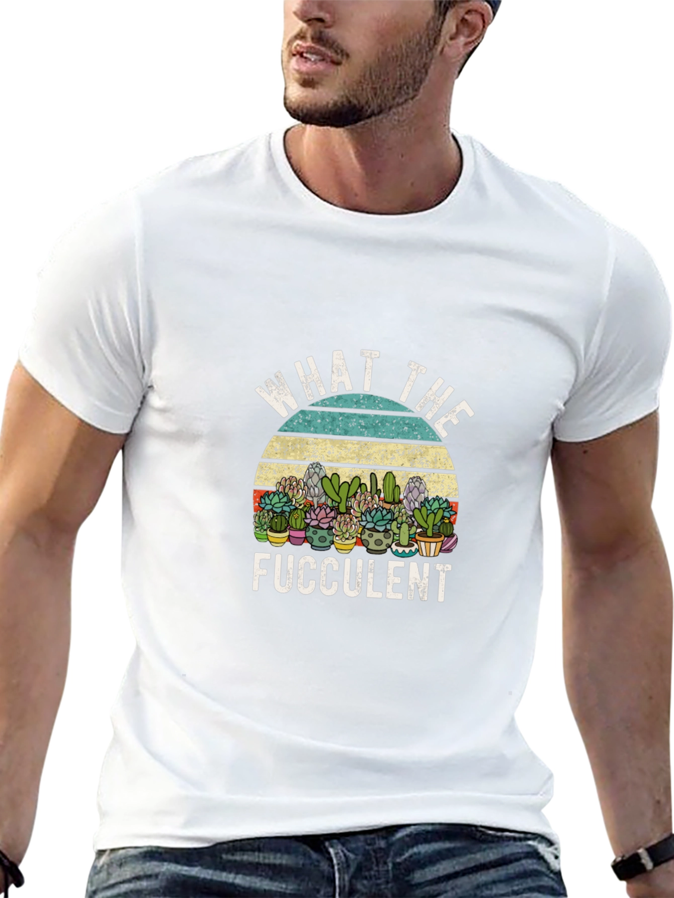Funny What The Fucculent Graphic Tee