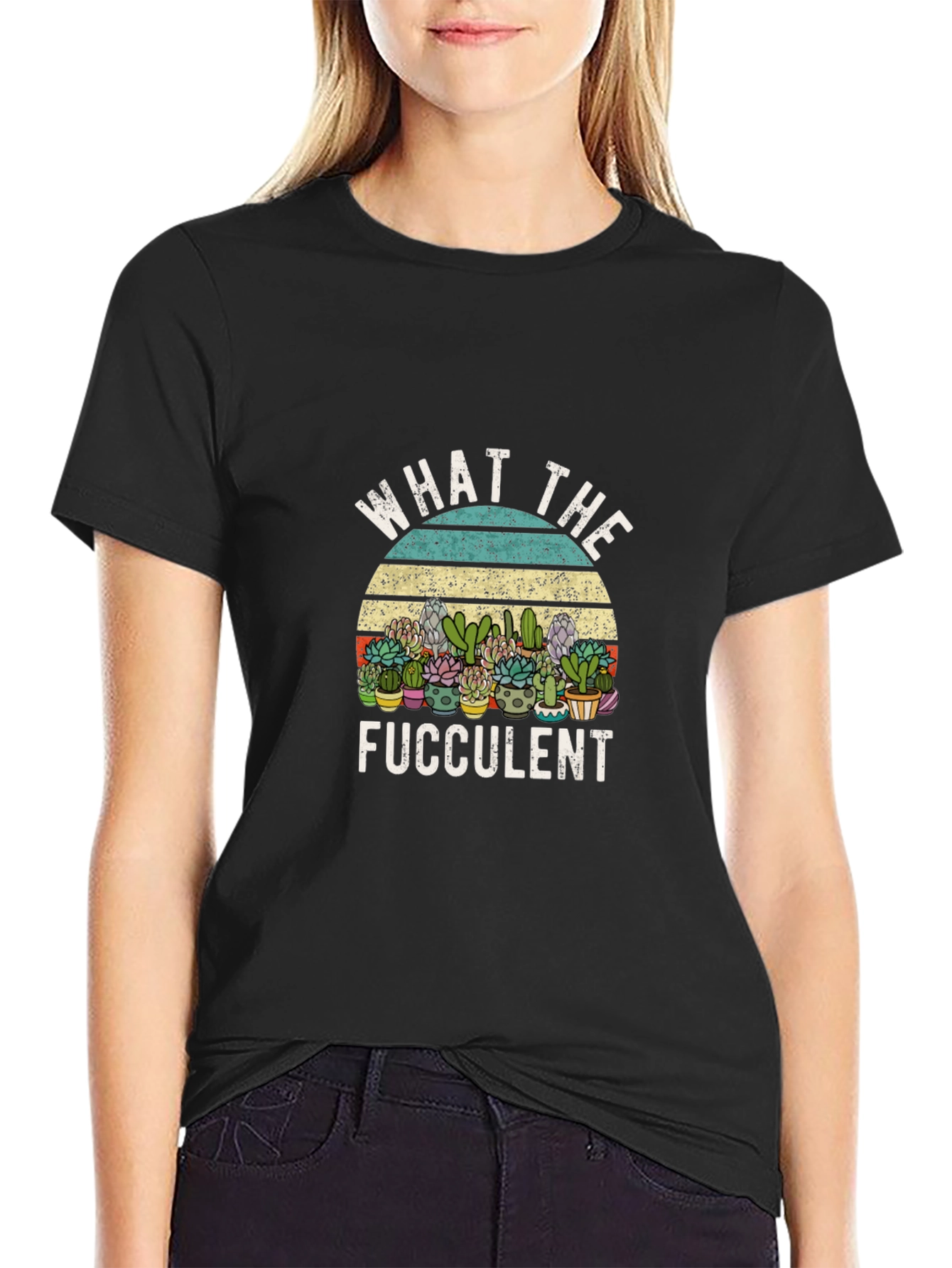 Funny What The Fucculent Graphic Tee