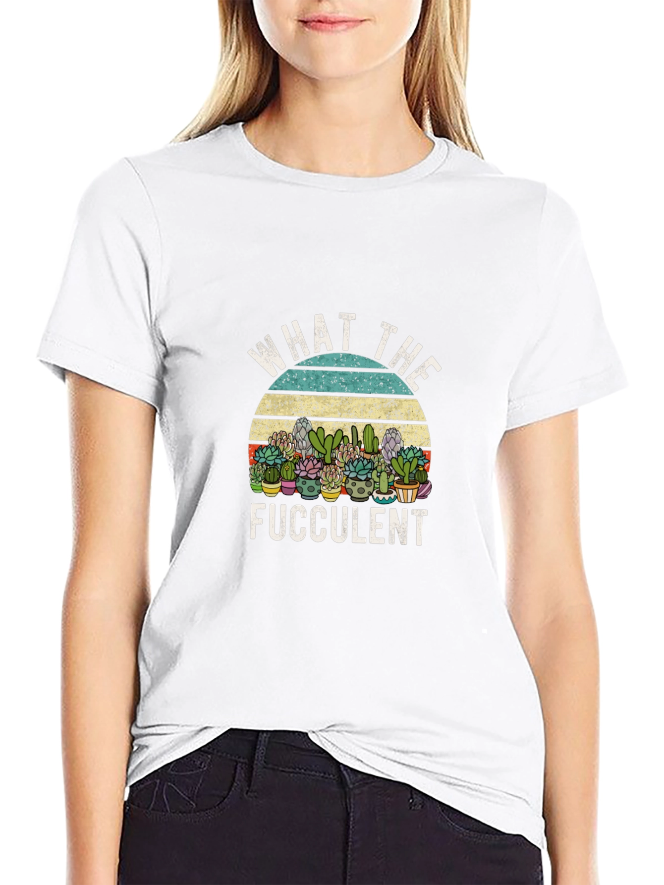 Funny What The Fucculent Graphic Tee