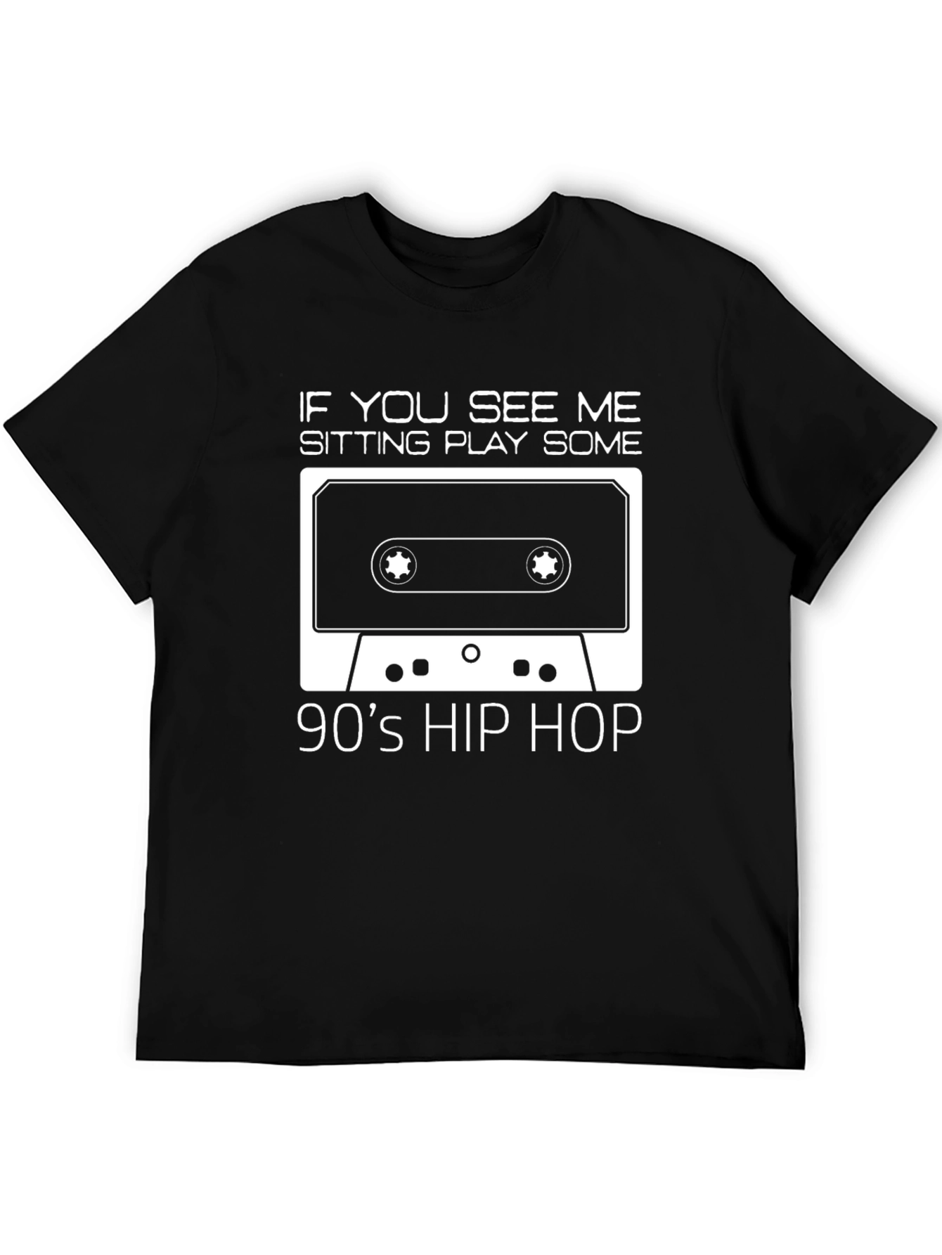 90s Hip Hop Cassette Tape Graphic Tee