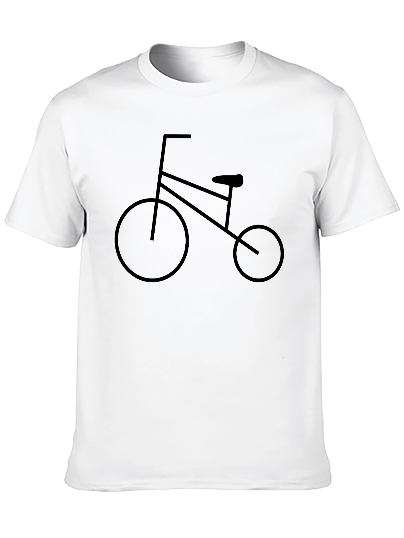 Black Bike Graphic Tee - Casual Comfort