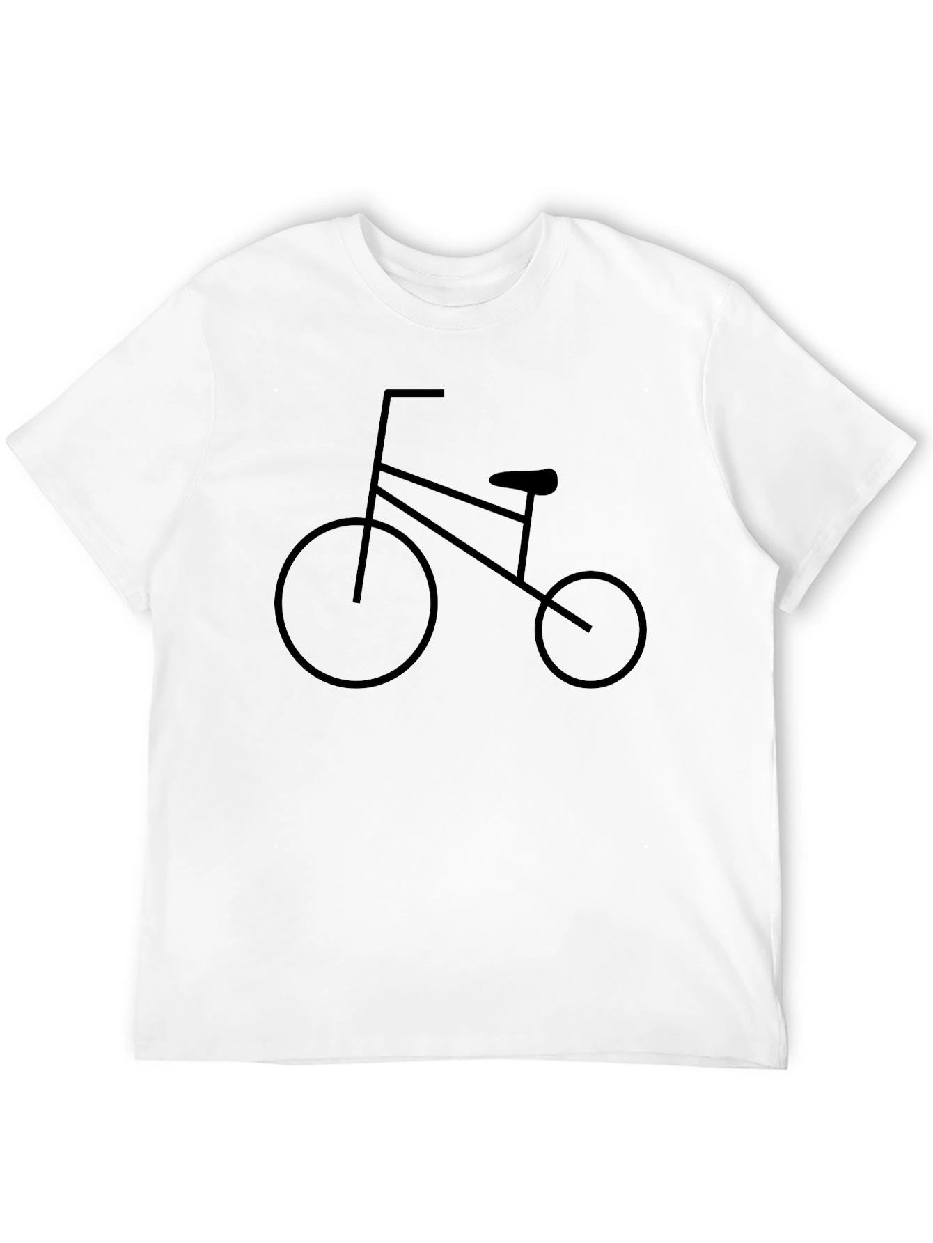 Black Bike Graphic Tee - Casual Comfort