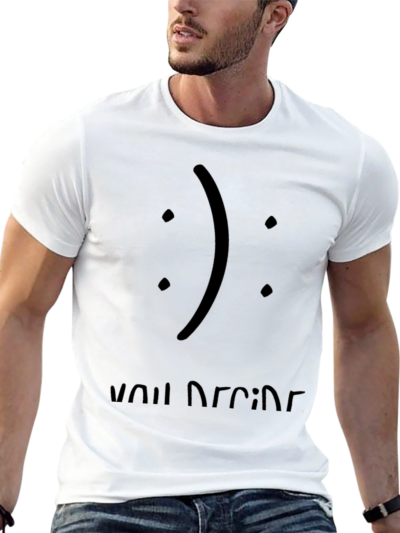 You Decide Graphic Tee - Soft Cotton Comfort