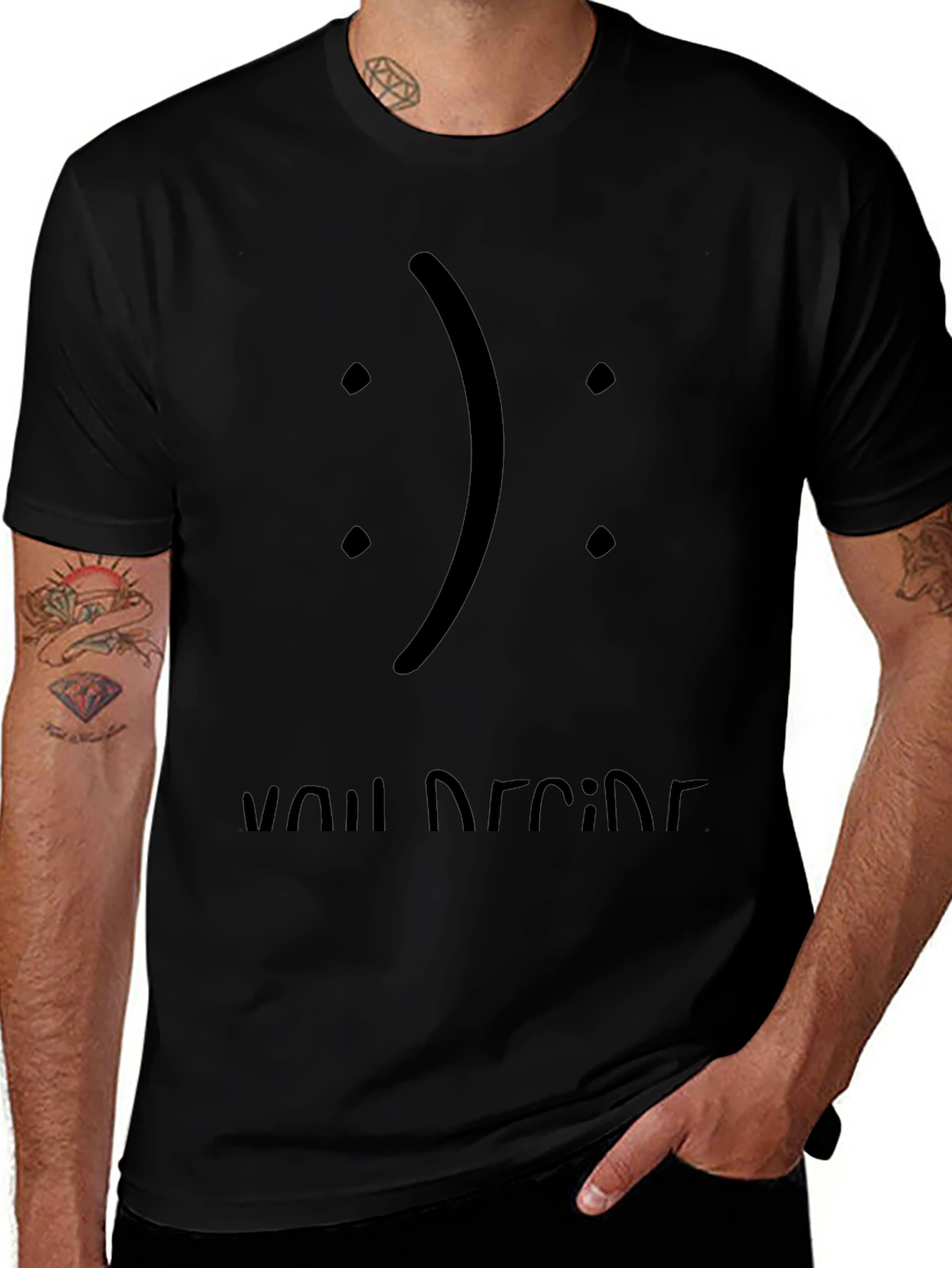 You Decide Graphic Tee - Soft Cotton Comfort