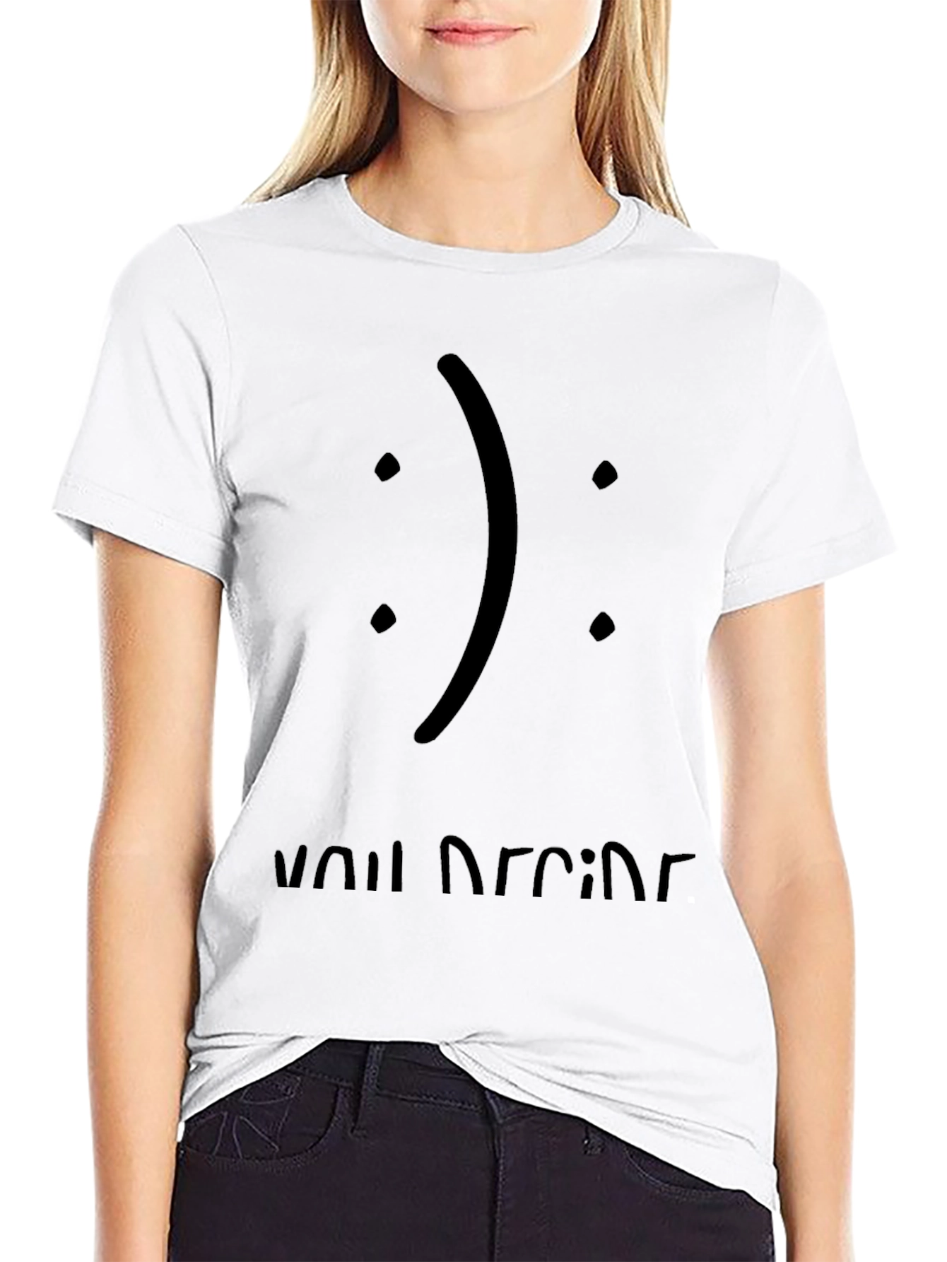 You Decide Graphic Tee - Soft Cotton Comfort