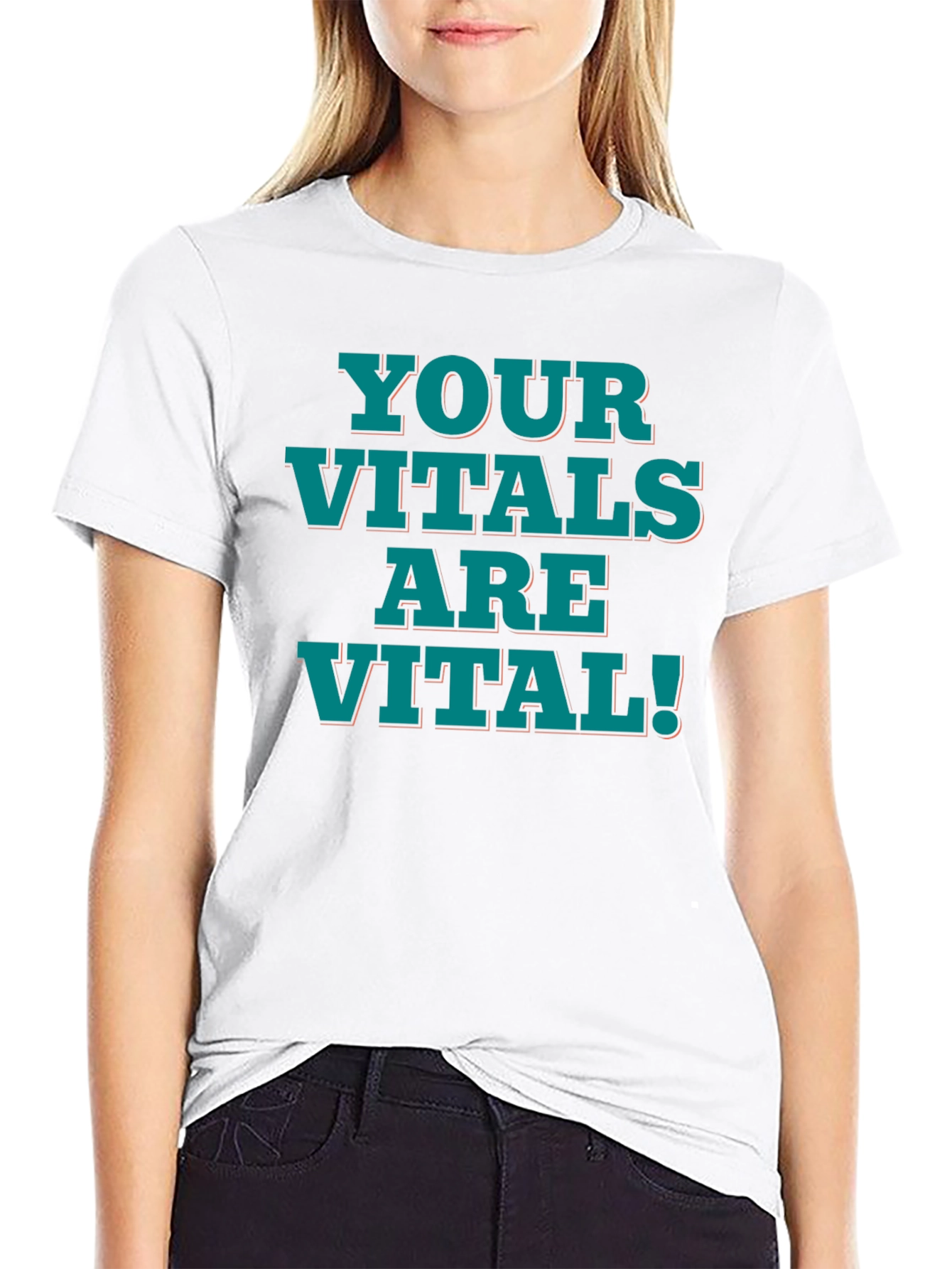 Vital Message Black T-Shirt