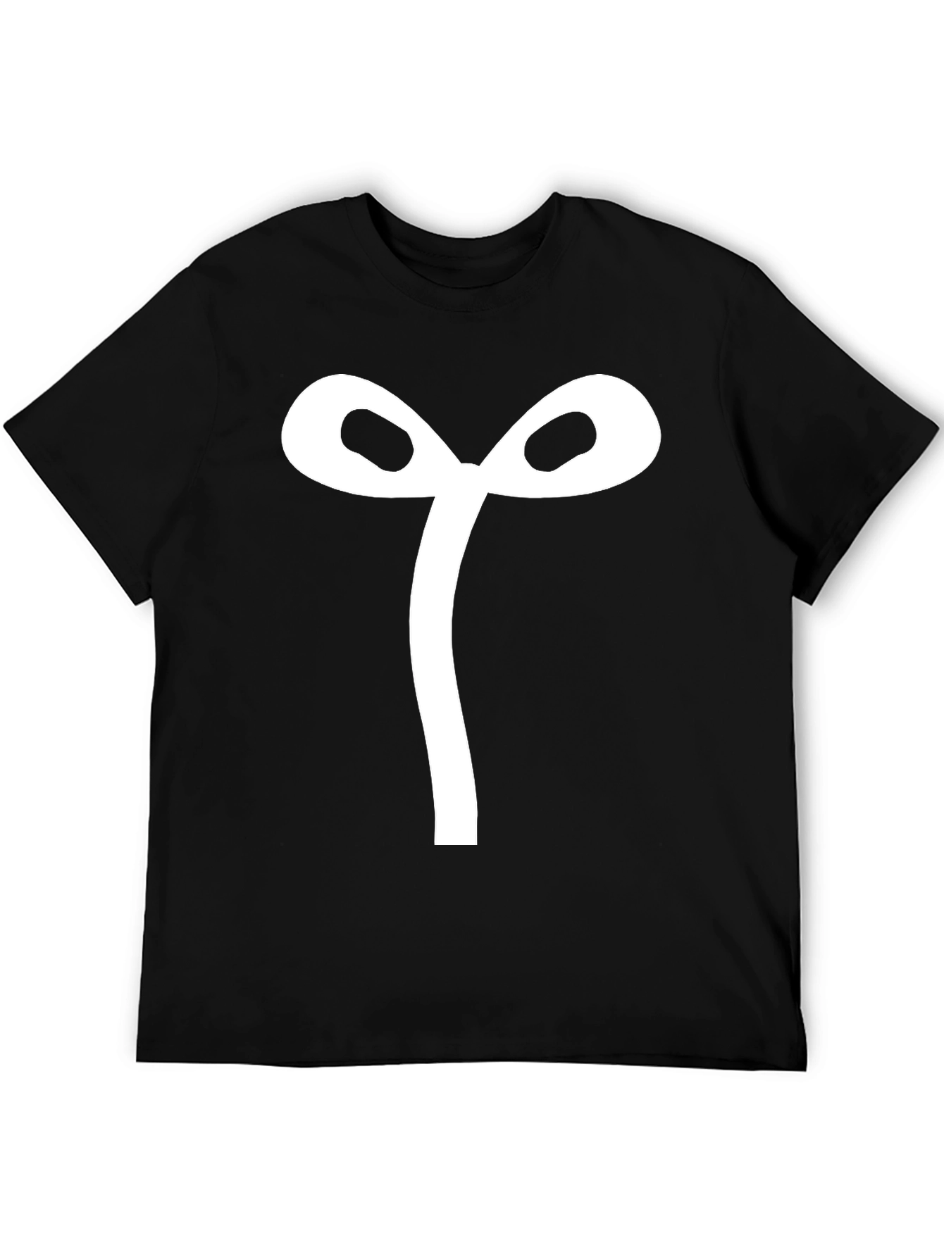 Bow Tie Graphic Tee - Mens Black T-Shirt