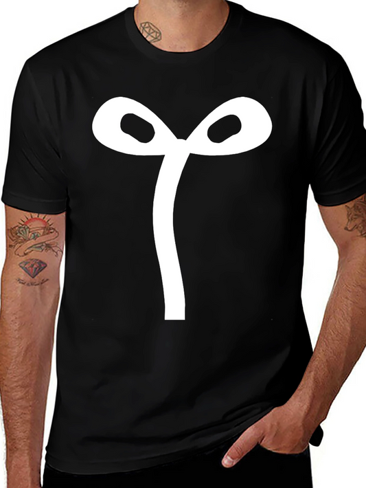 Bow Tie Graphic Tee - Mens Black T-Shirt