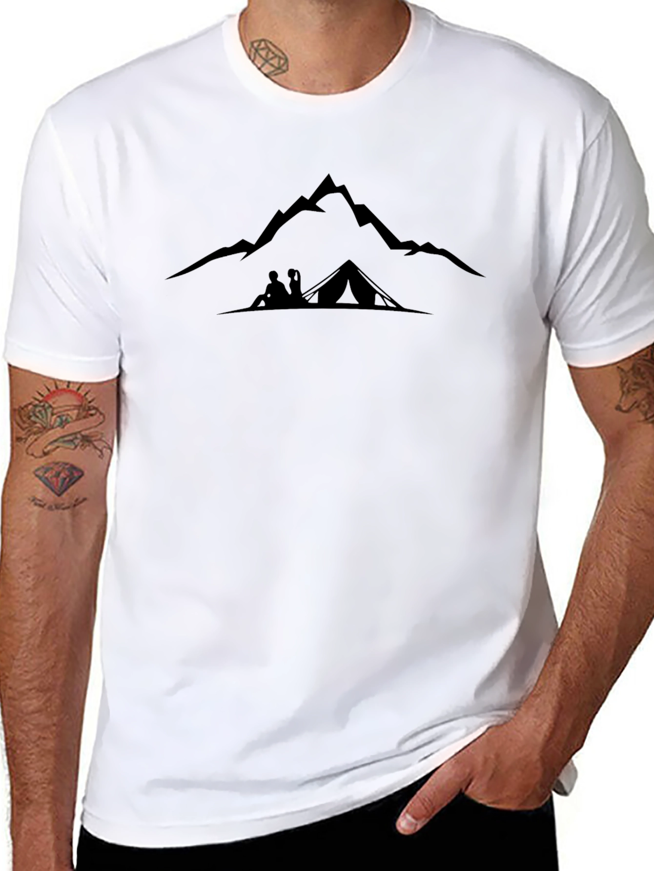 Mountain View T-Shirt - Camping Graphic Tee
