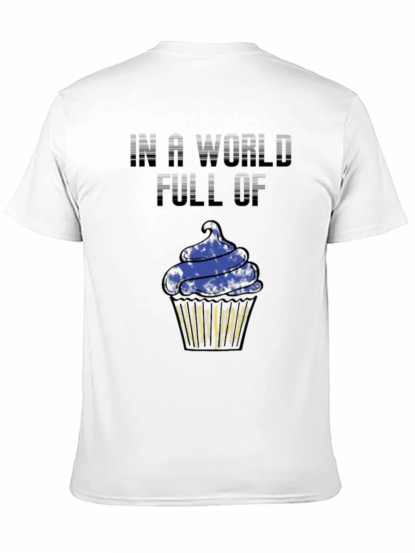 Cupcake Graphic Black T-Shirt