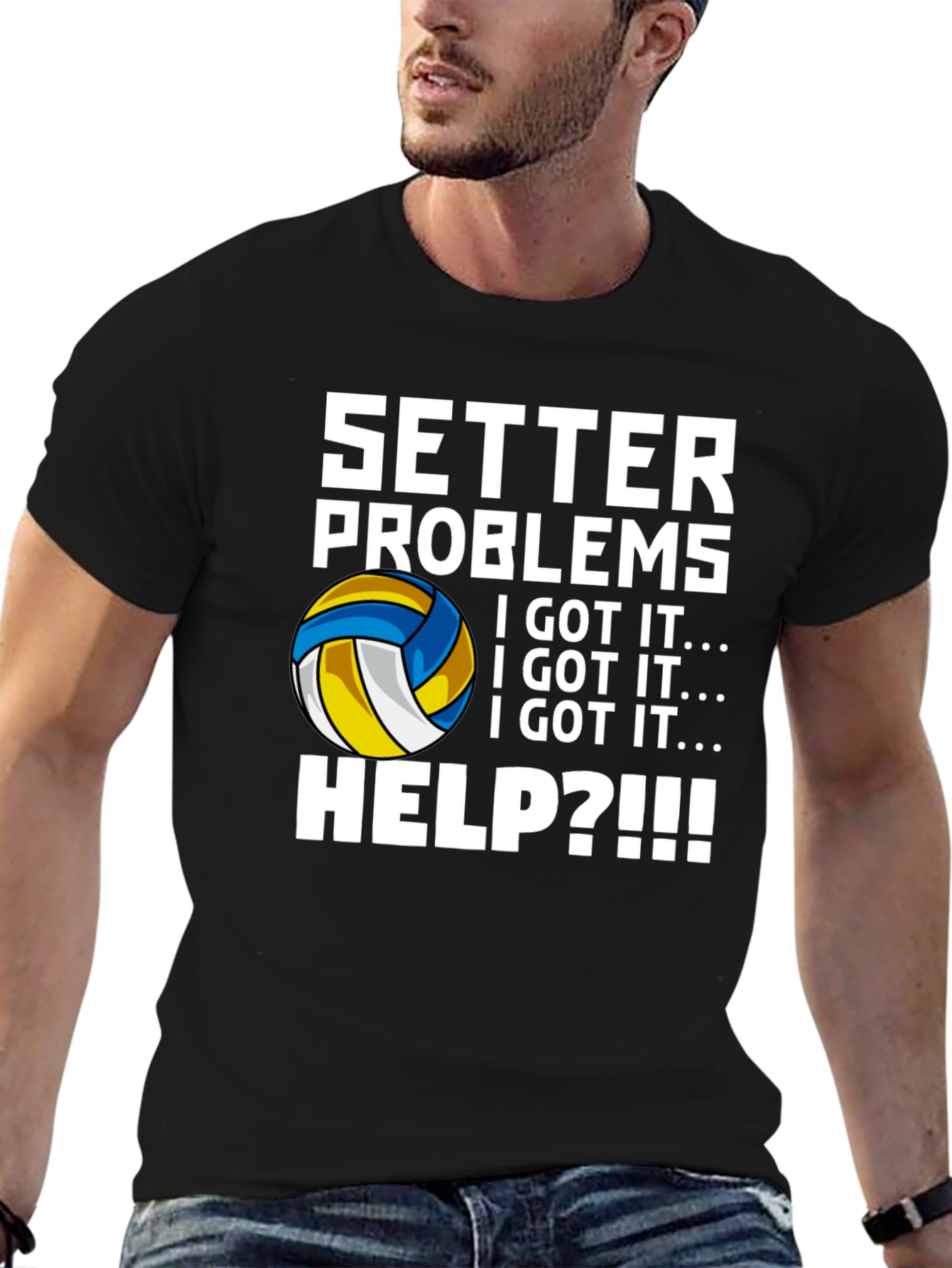 Setter Problems Volleyball T-Shirt