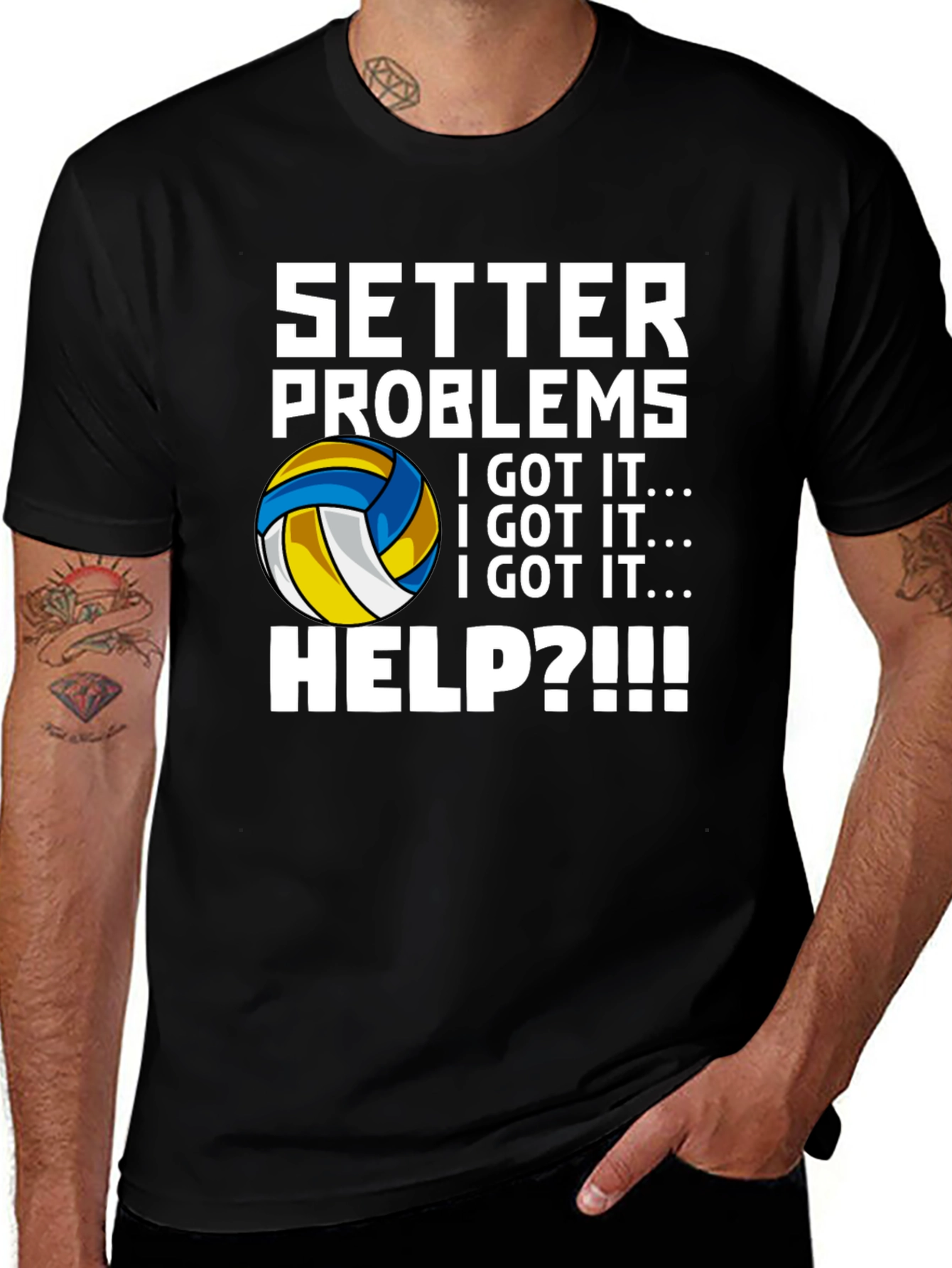 Setter Problems Volleyball T-Shirt