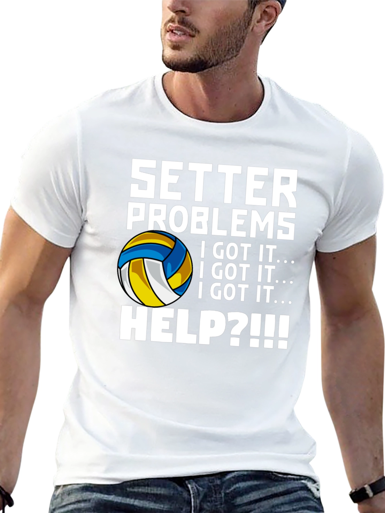 Setter Problems Volleyball T-Shirt
