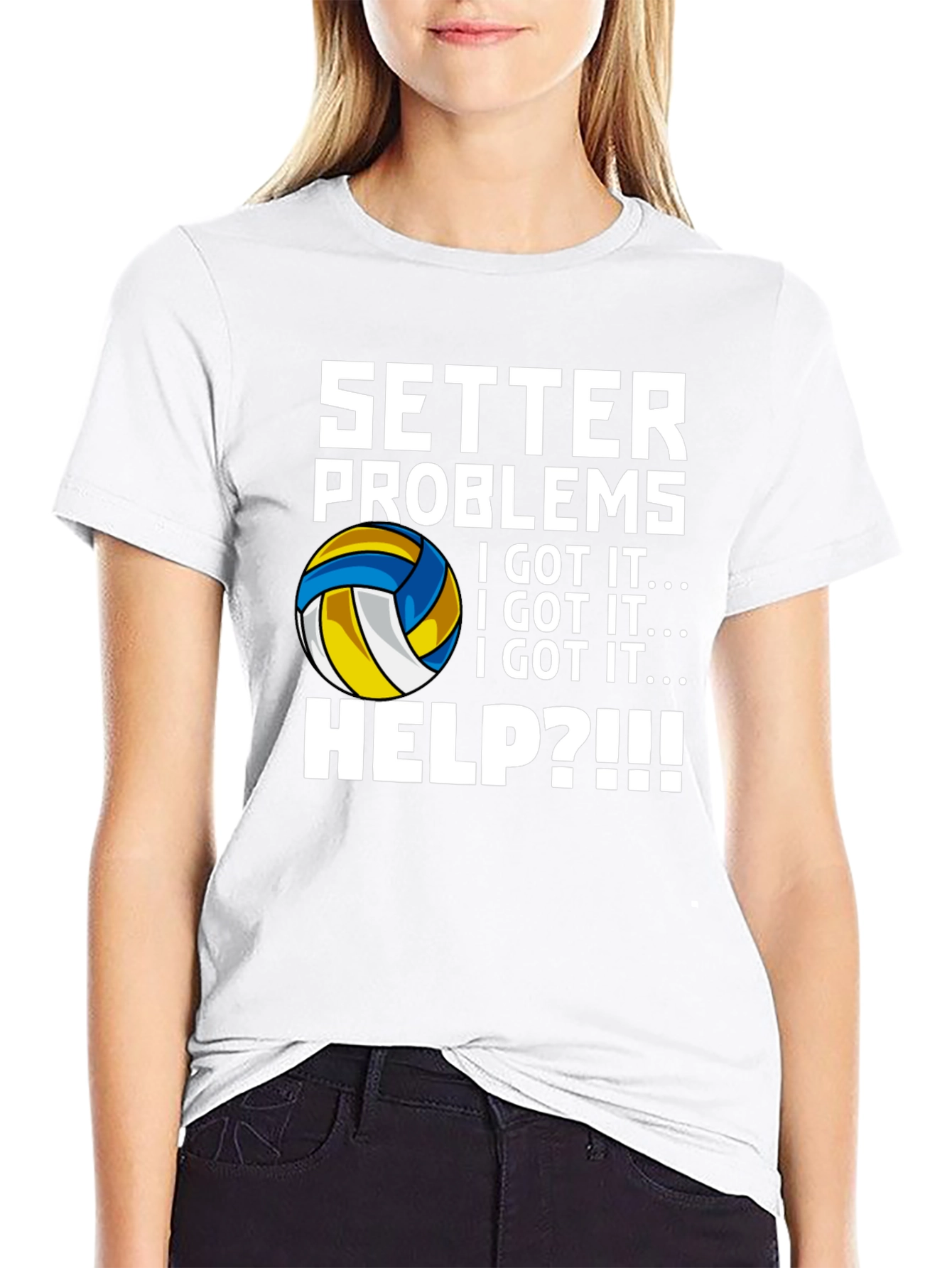 Setter Problems Volleyball T-Shirt