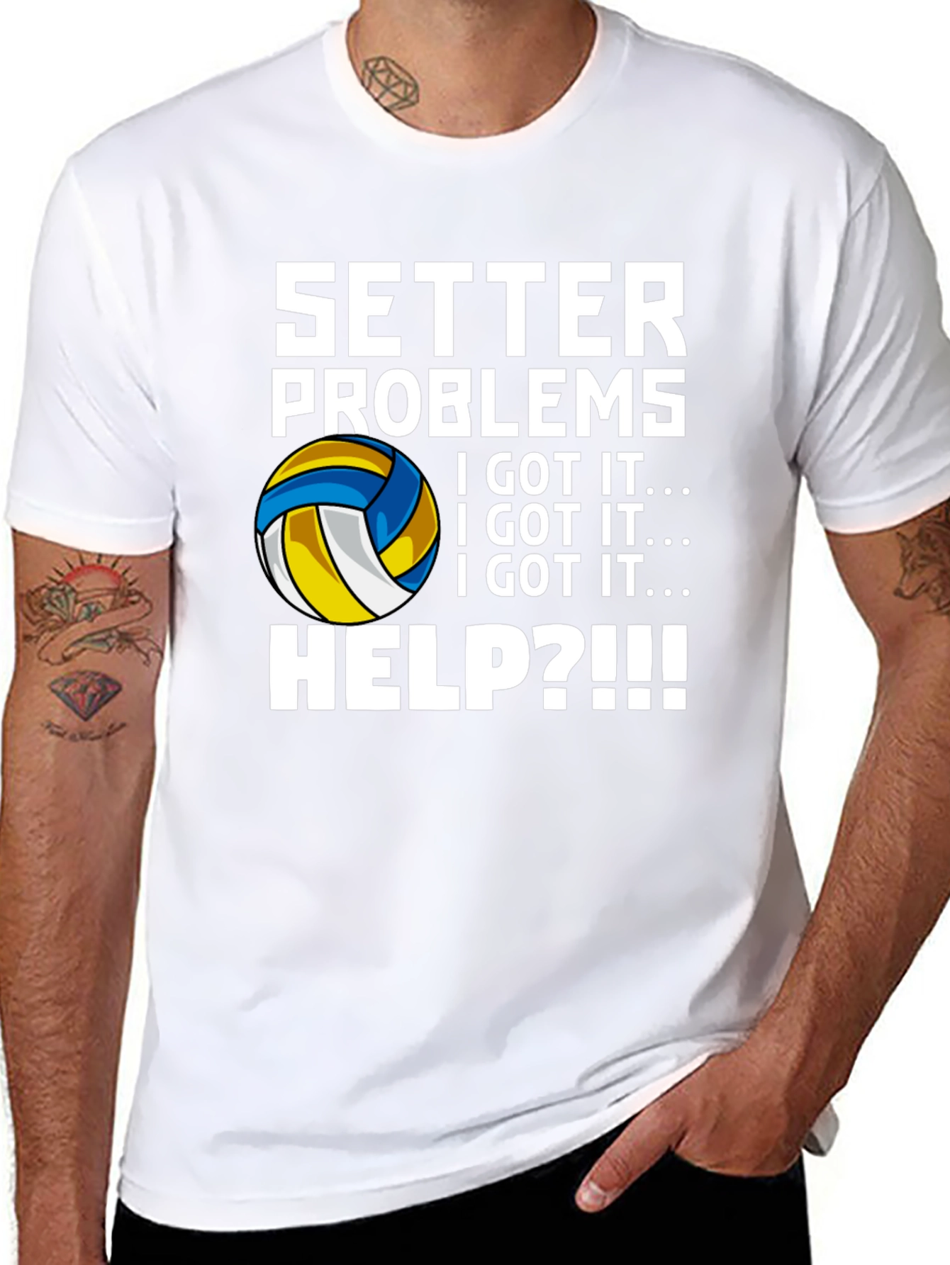 Setter Problems Volleyball T-Shirt