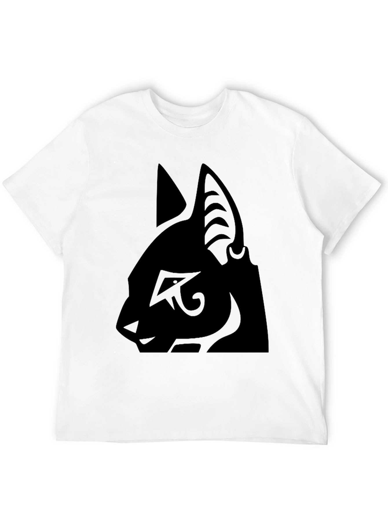 Egyptian Cat T-Shirt - Black Graphic Tee