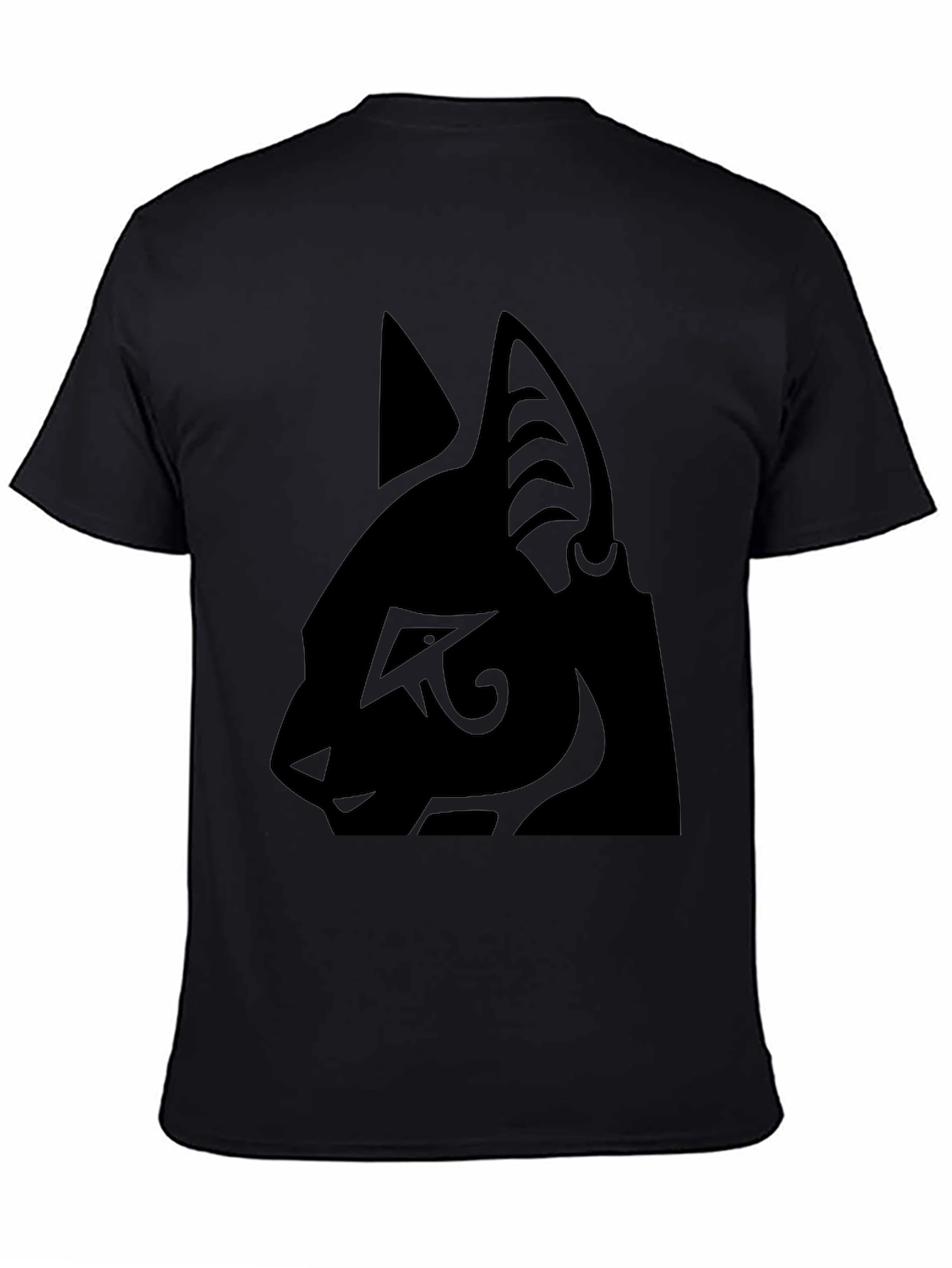Egyptian Cat T-Shirt - Black Graphic Tee