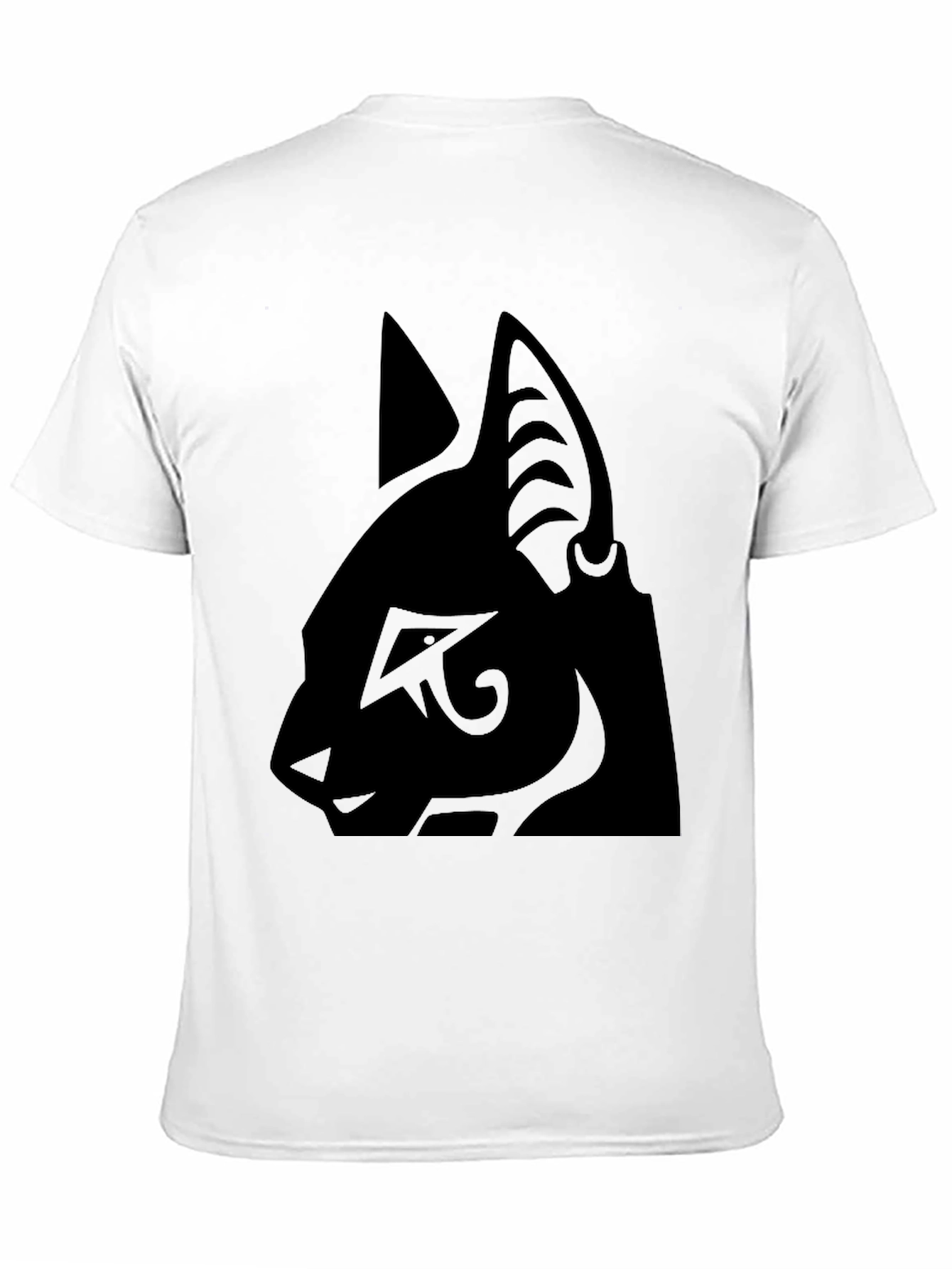 Egyptian Cat T-Shirt - Black Graphic Tee