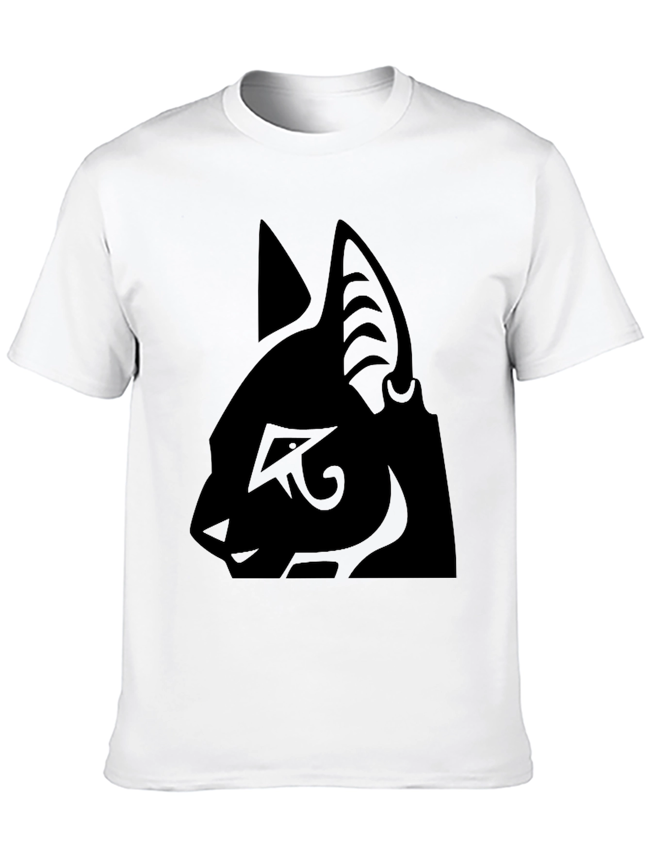 Egyptian Cat T-Shirt - Black Graphic Tee