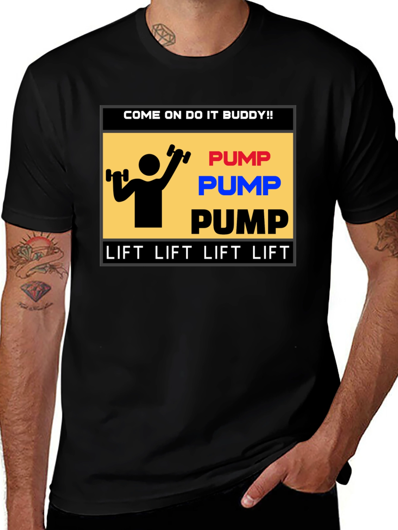 Pump Lift T-Shirt - Fitness Motivation Tee