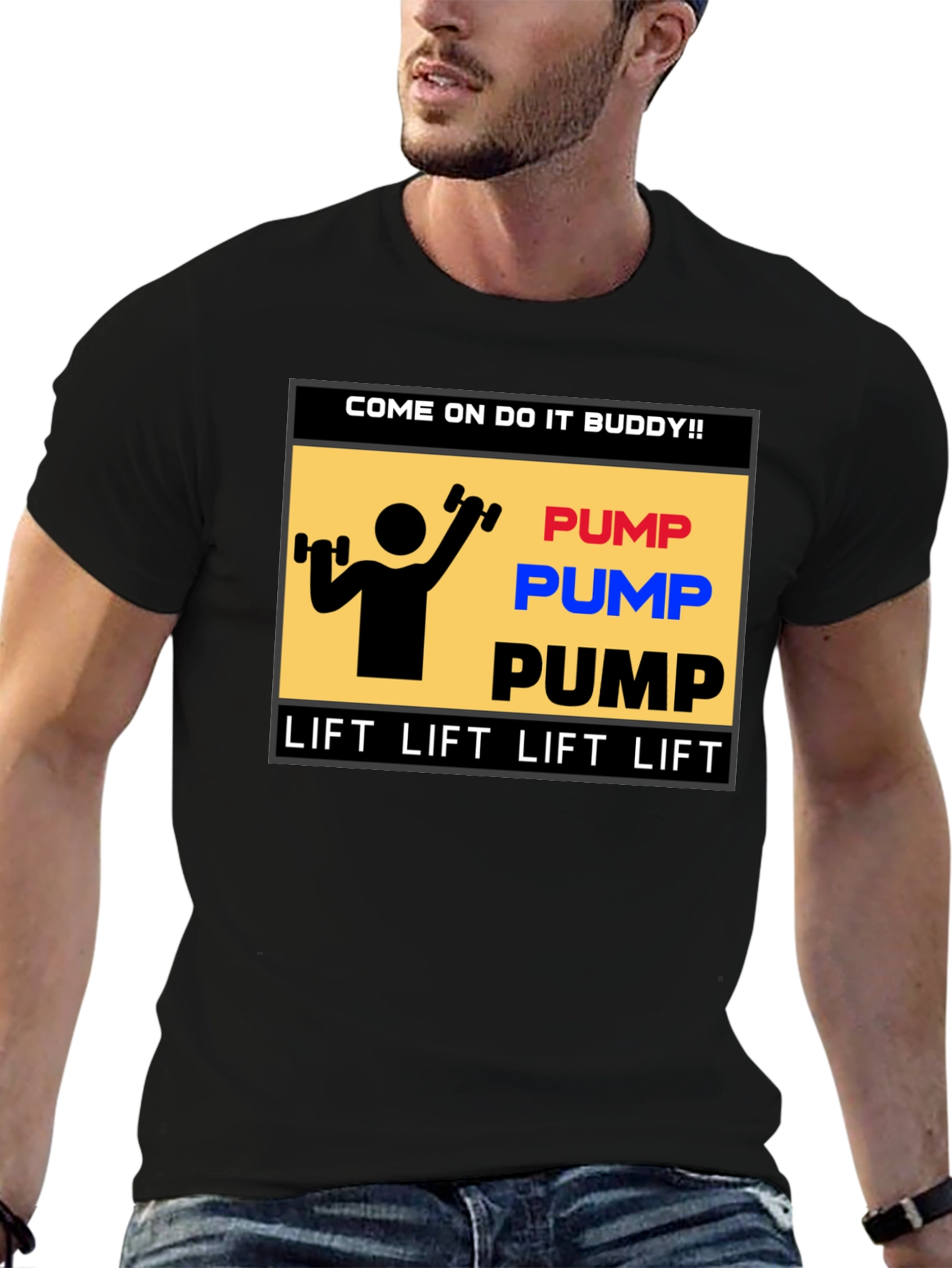 Pump Lift T-Shirt - Fitness Motivation Tee
