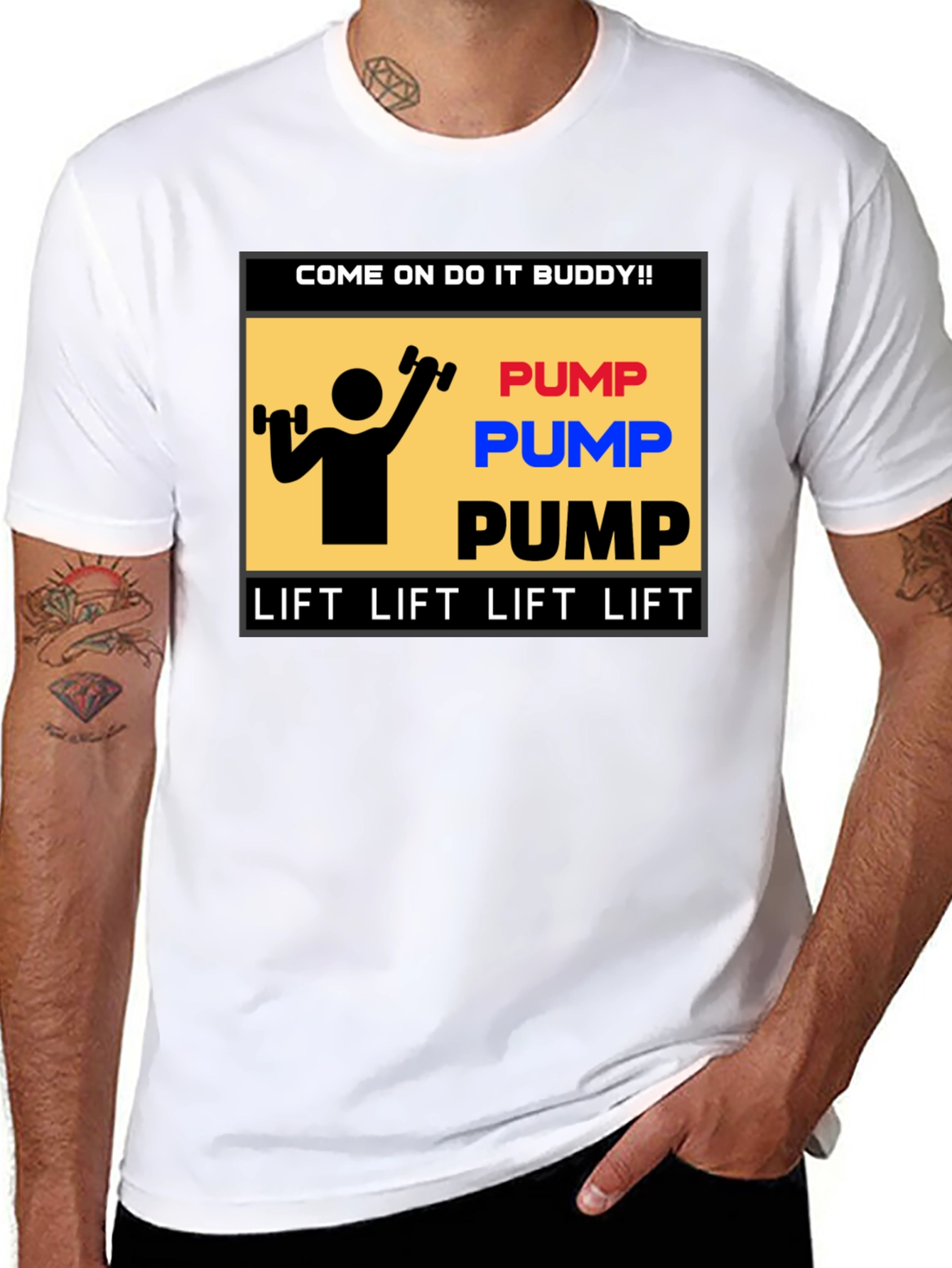 Pump Lift T-Shirt - Fitness Motivation Tee