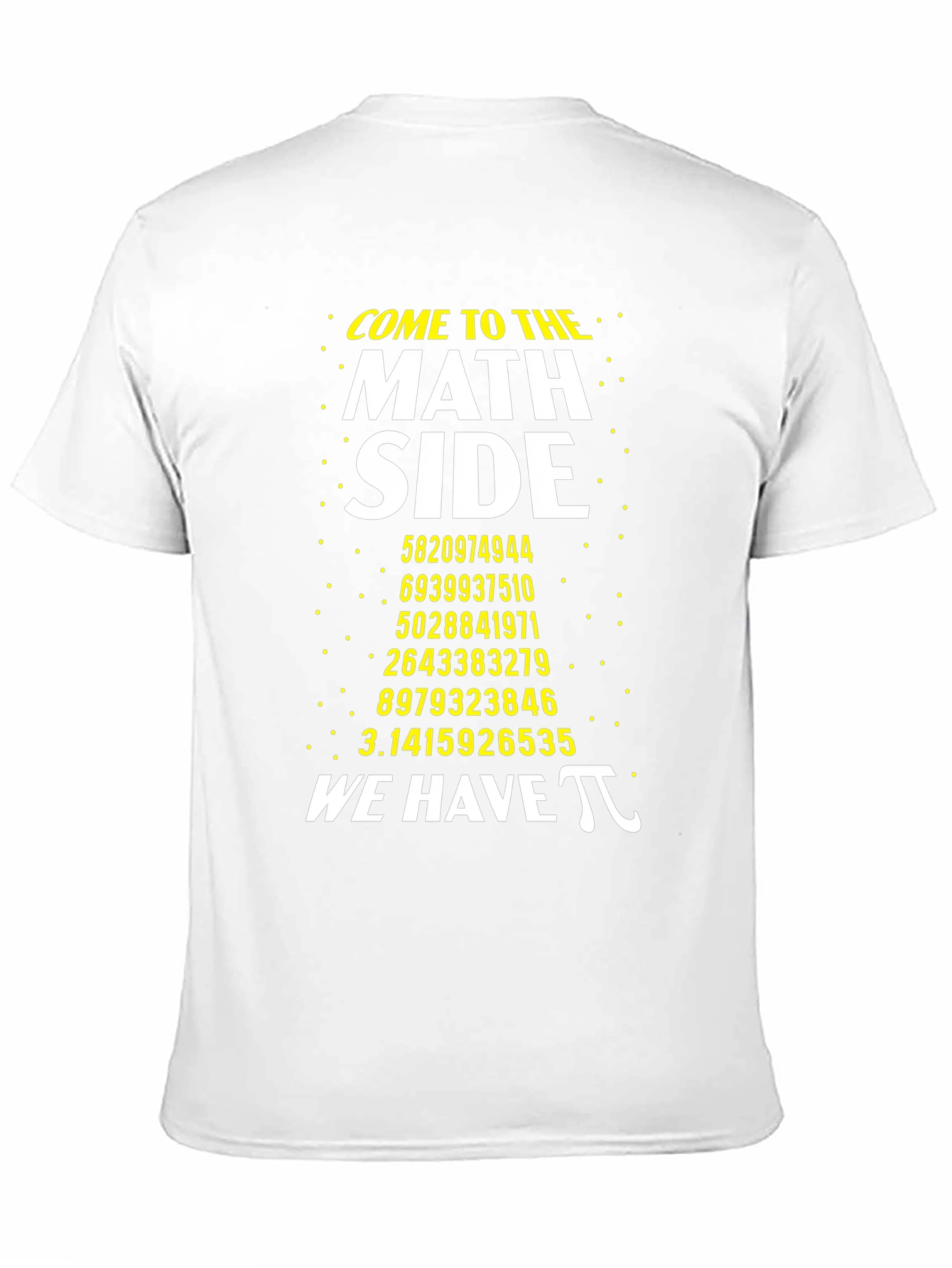 Math Side Pi Number T-Shirt Geeky Graphic Tee