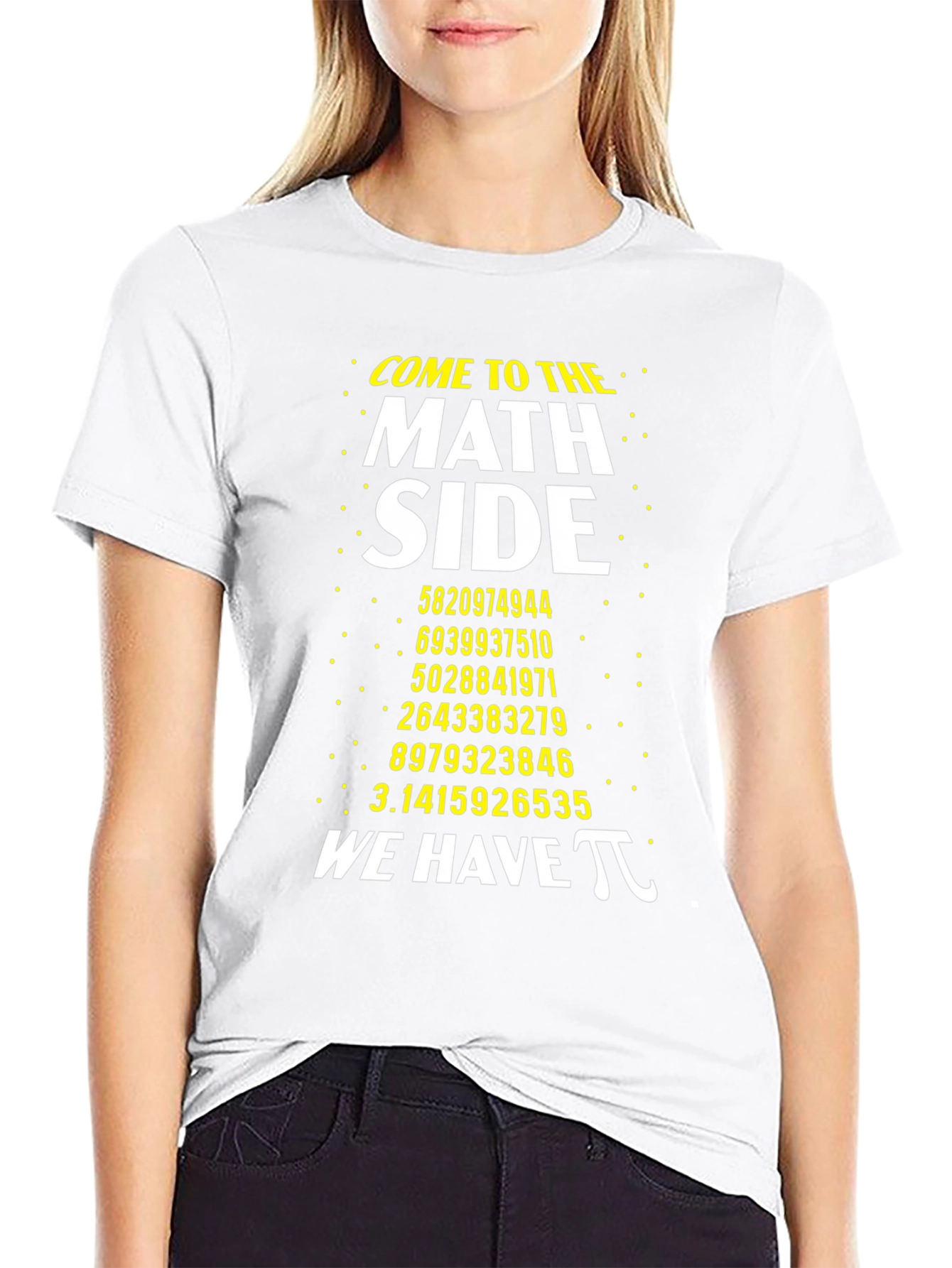 Math Side Pi Number T-Shirt Geeky Graphic Tee
