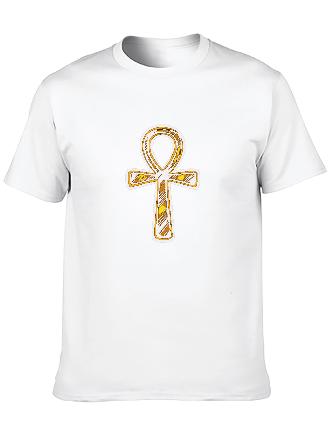 Ankh Symbol Graphic Tee - Egyptian Cross T-Shirt