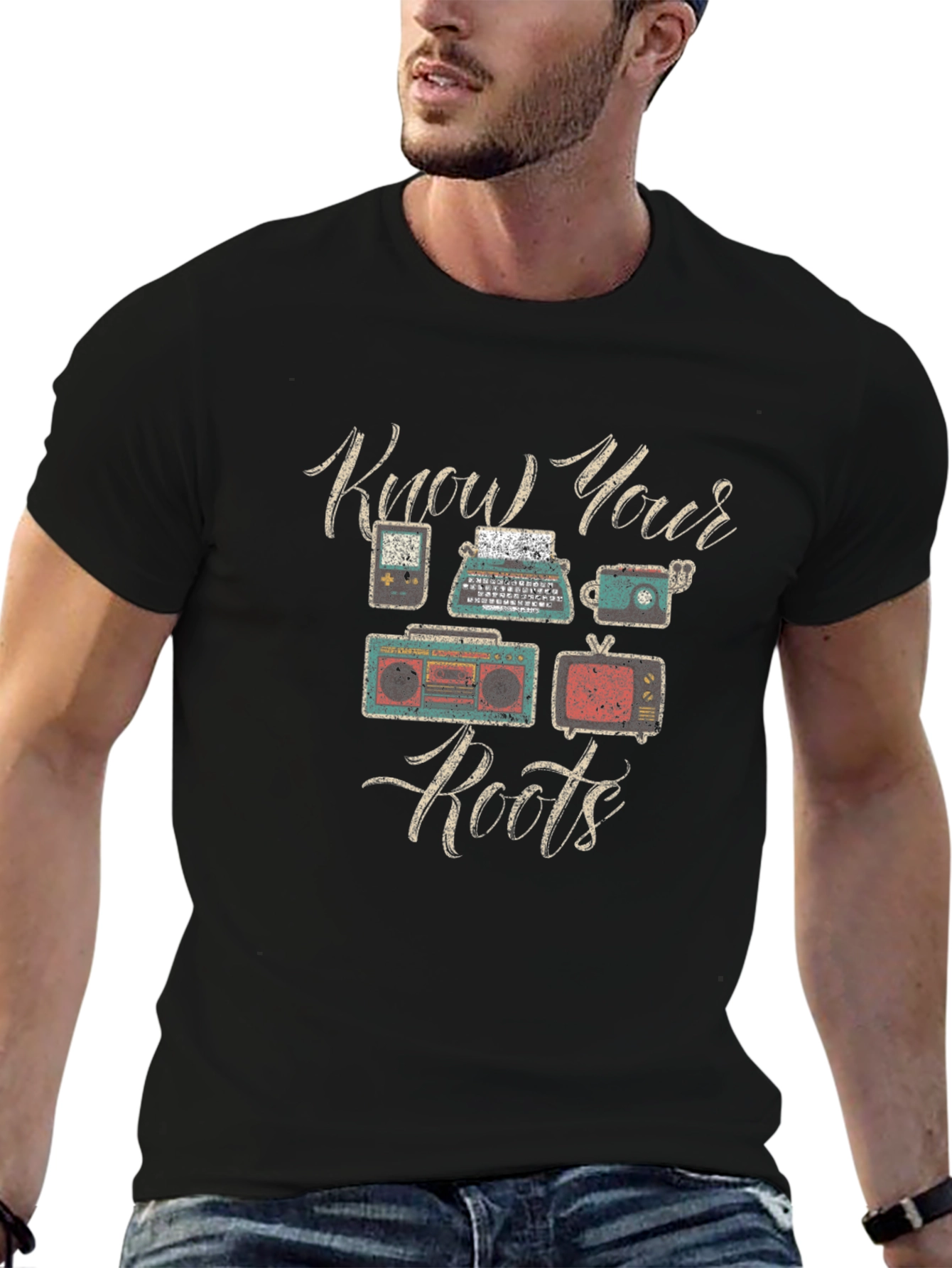 Retro Know Your Roots Graphic Tee