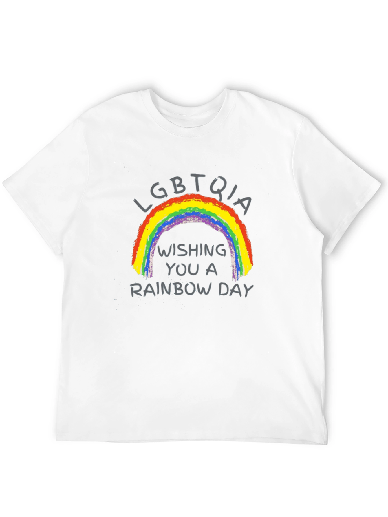 LGBTQIA Rainbow Day Black T-Shirt
