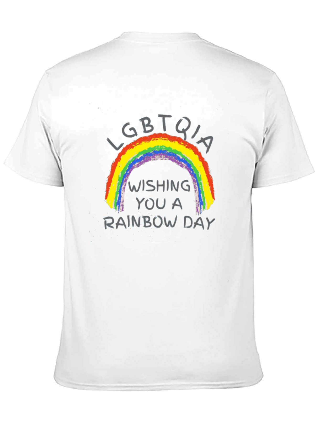 LGBTQIA Rainbow Day Black T-Shirt