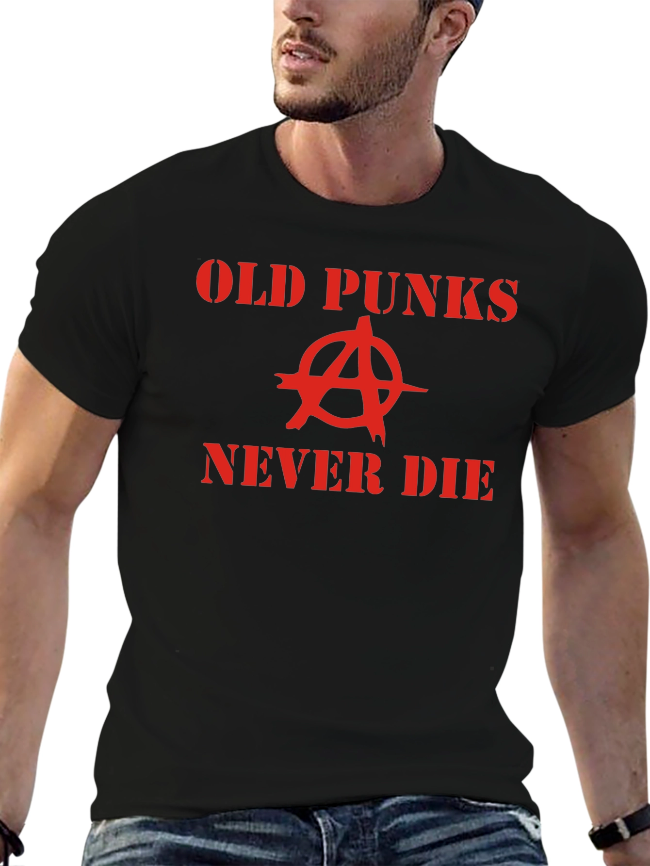 Old Punks Never Die Graphic Tee