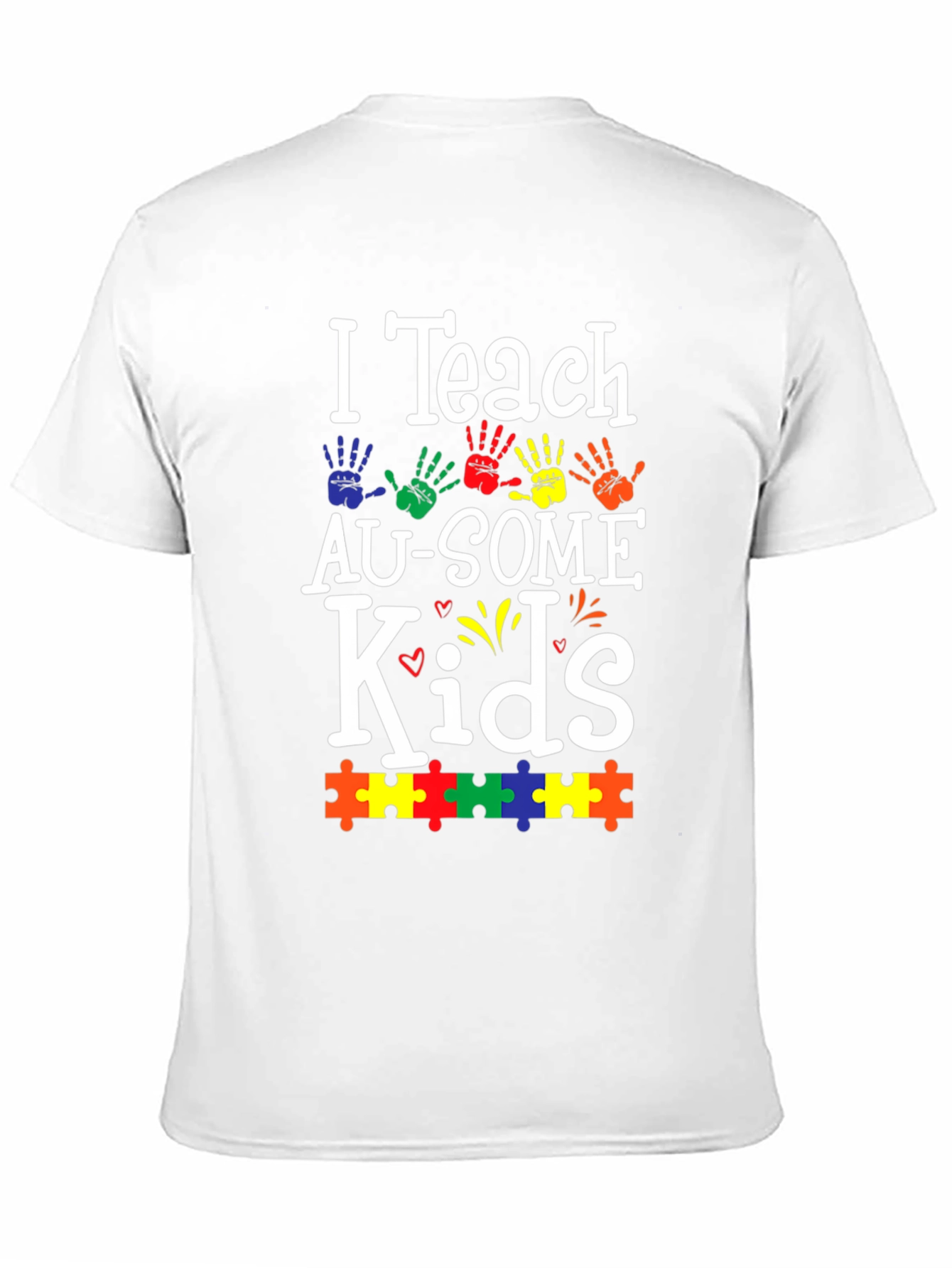 I Teach AU-SOME Kids T-Shirt Autism Awareness