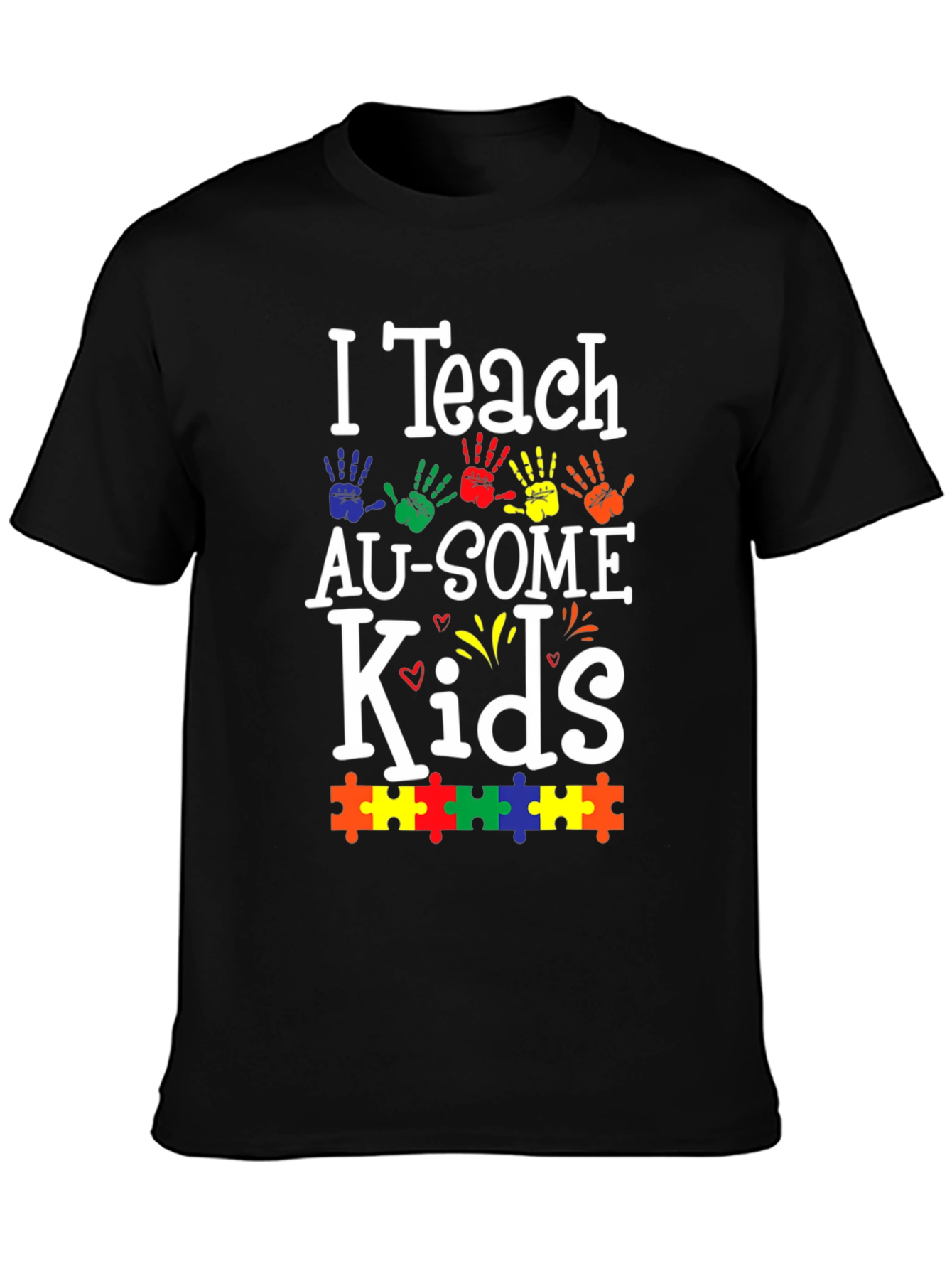 I Teach AU-SOME Kids T-Shirt Autism Awareness